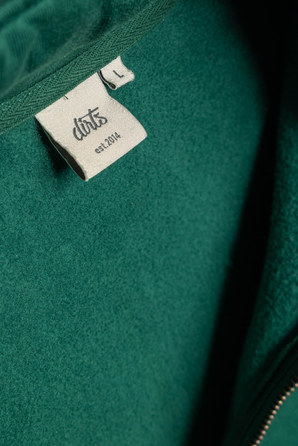 Quarter Zip Sweater Oversized aus Bio Baumwolle von Dirts