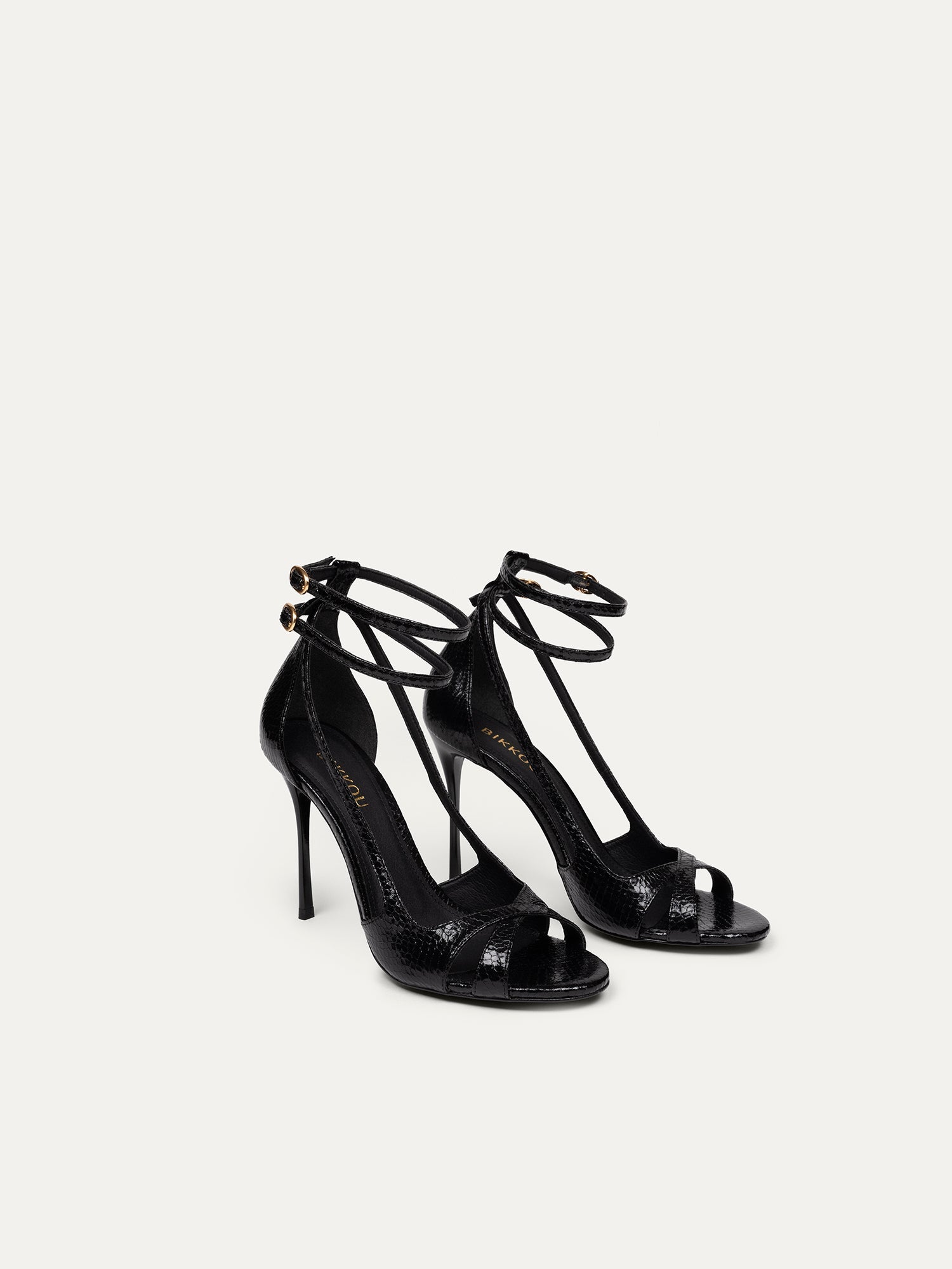 Schwarze High Heels 2 am Dancing in the club aus Python specchio von Bikkou