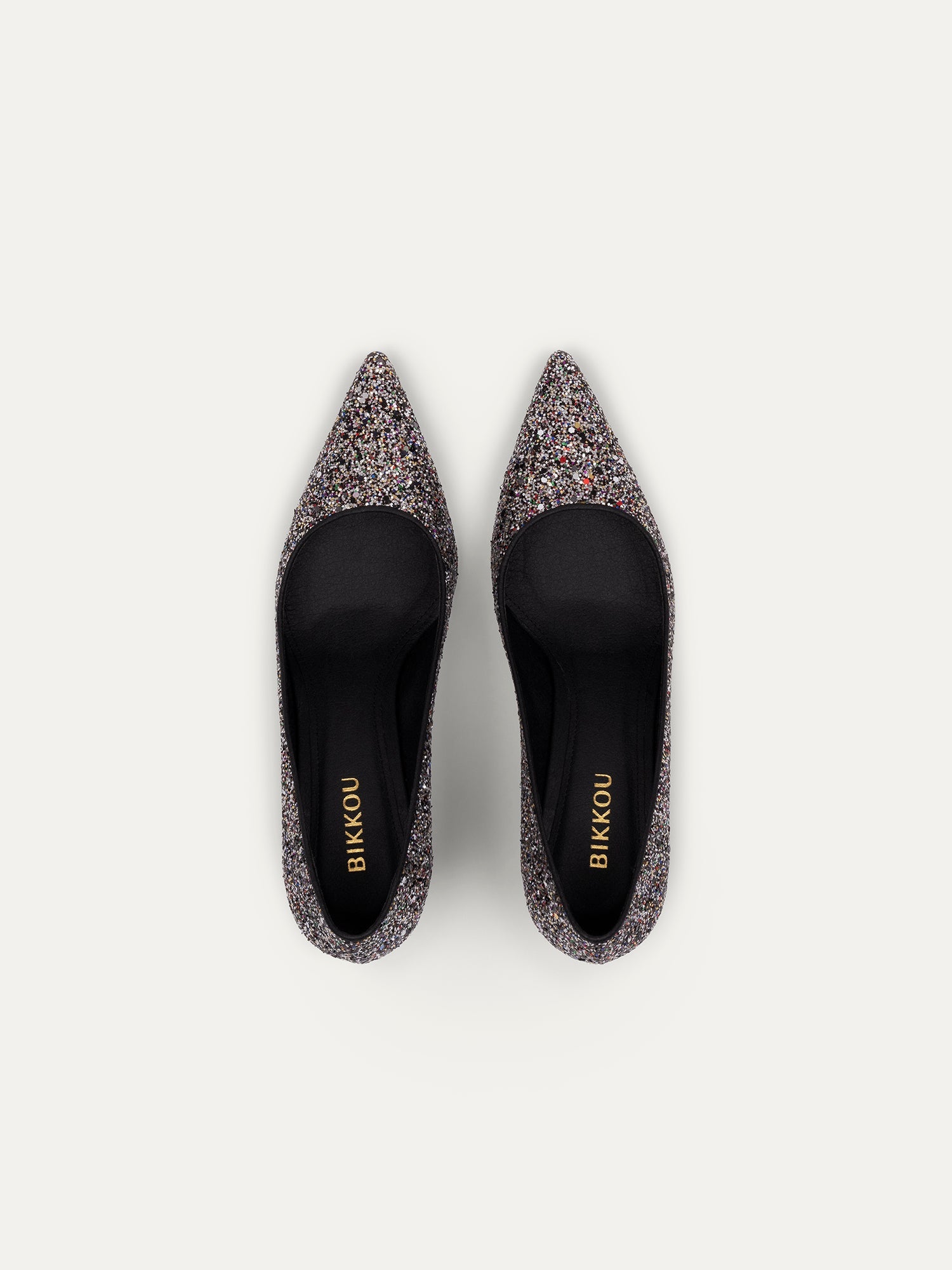 Glittery pumps 10 on Monday at the office made of cotton by Bikkou