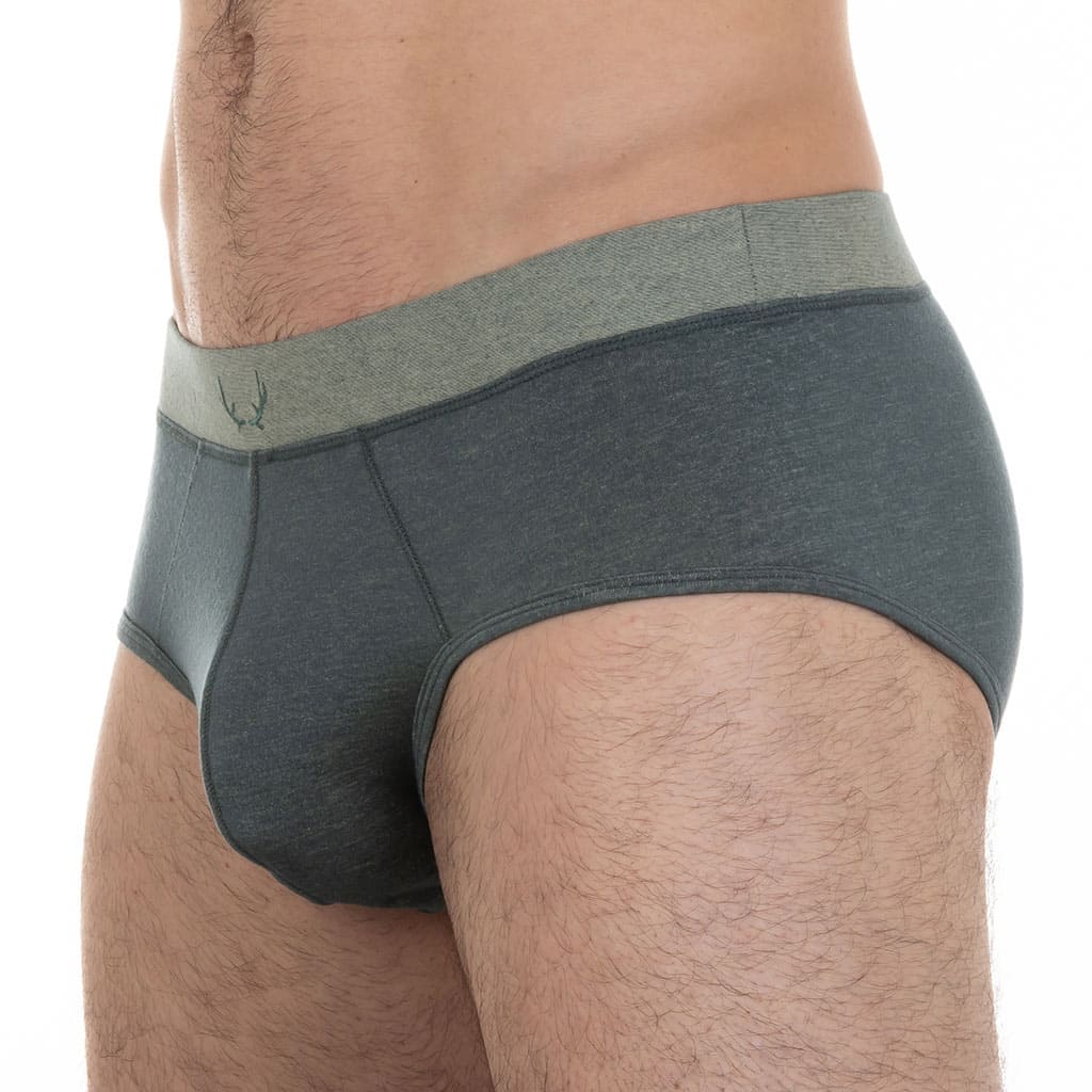 Caleçon Tencel vert foncé de Bluebuck