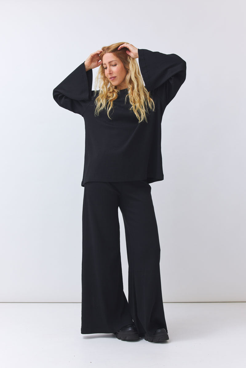 Oversized Sweatshirt Biani in schwarz von Baige the Label