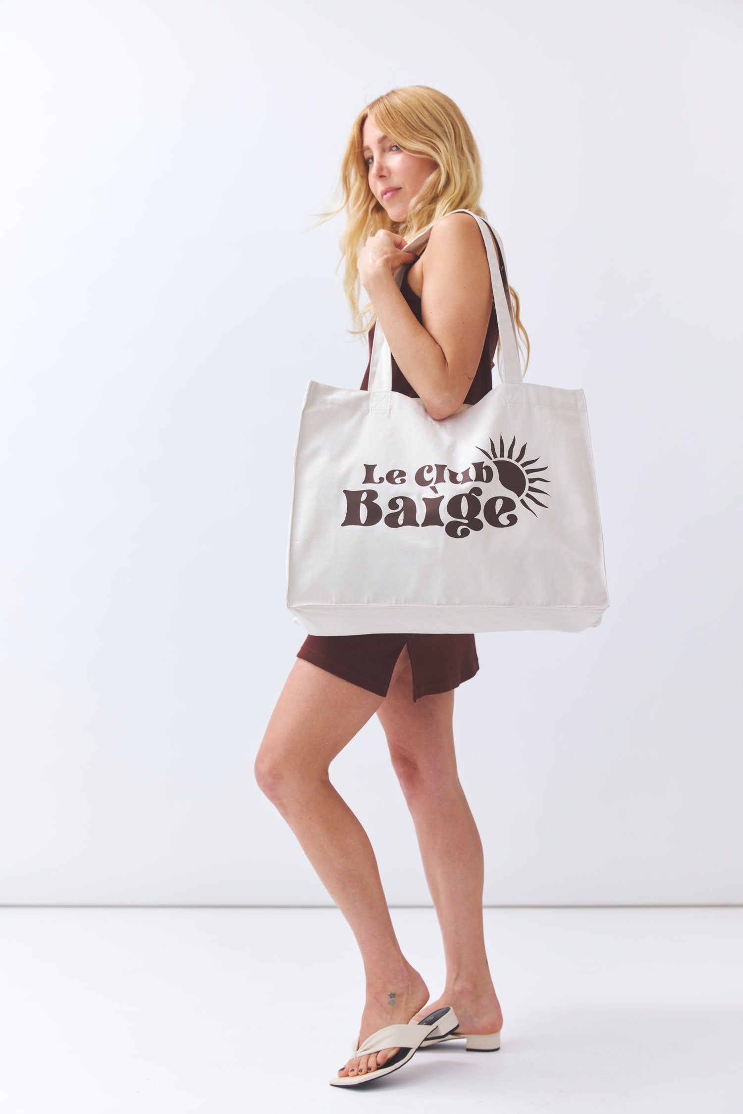 Shopper Le Club Baìge - natural made from organic cotton by BAIGE THE LABEL