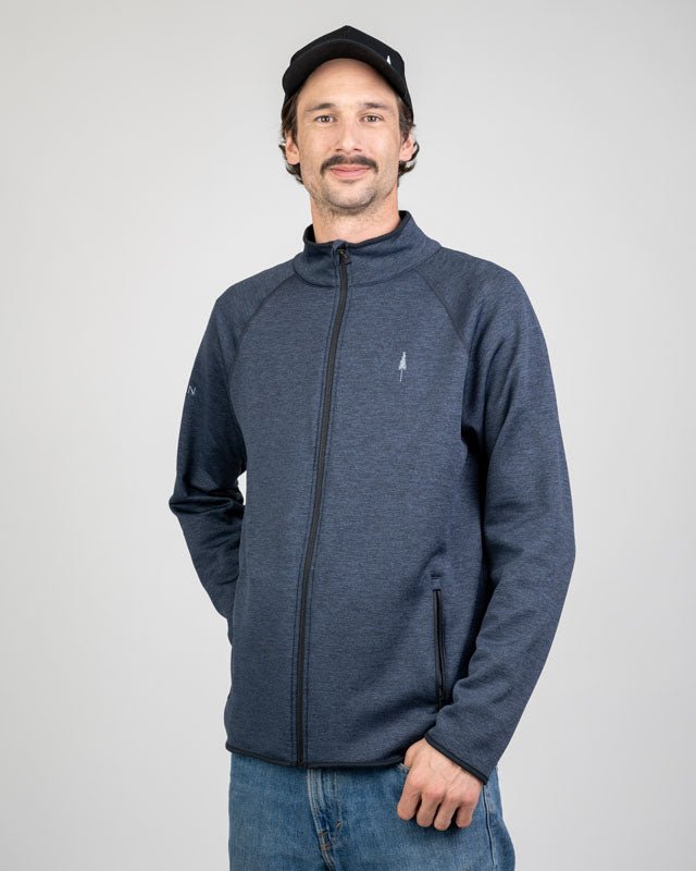 TreeJacket Fleece Outdoor - Dark Navy Mel - JACKET - NIKIN