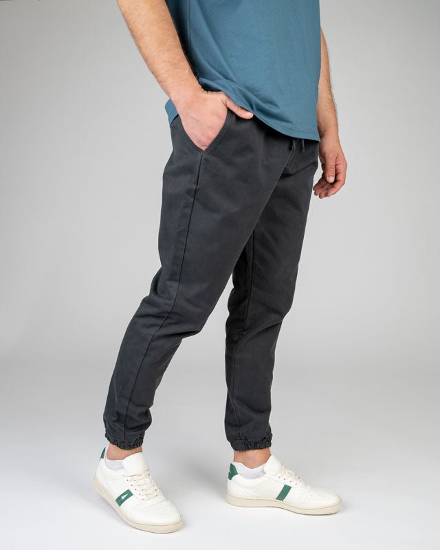 TreePants Chino Jogger - Dark Anthracite - PANTS - NIKIN