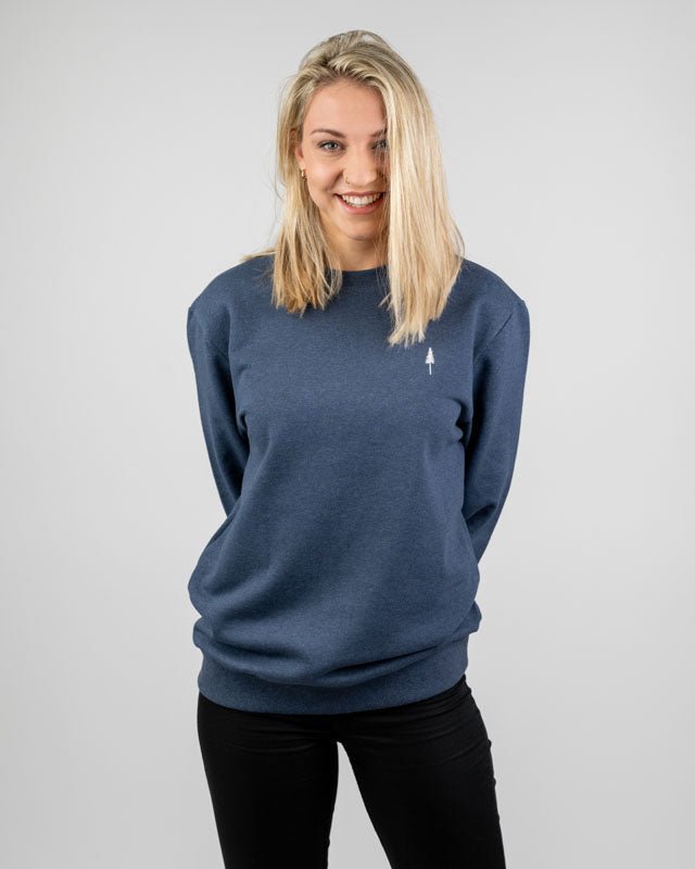 TreeSweater - Navy Mel - SWEATER - NIKIN