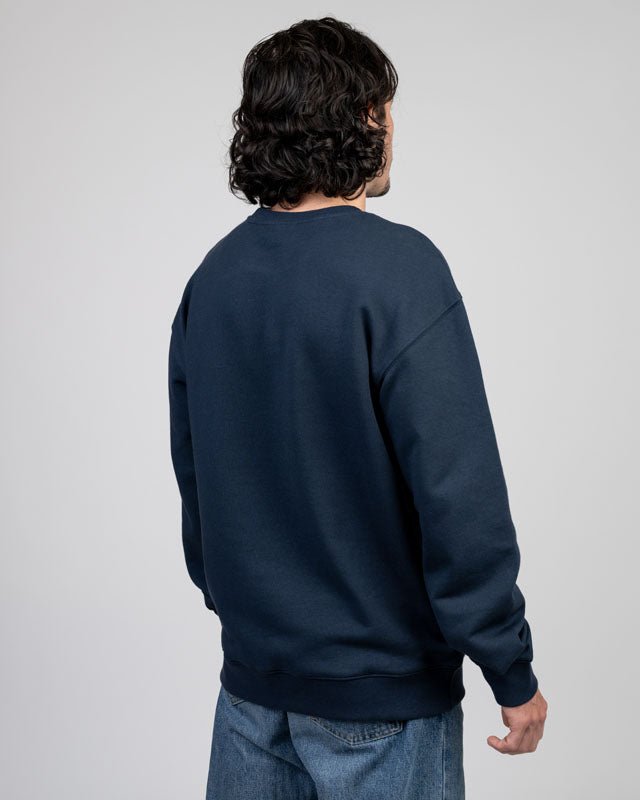 TreeSweater Mountain Panorama - Dark Navy - SWEATER - NIKIN