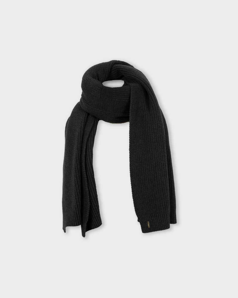 Black scarf Olden OLA made of 100% cotton by 1 People