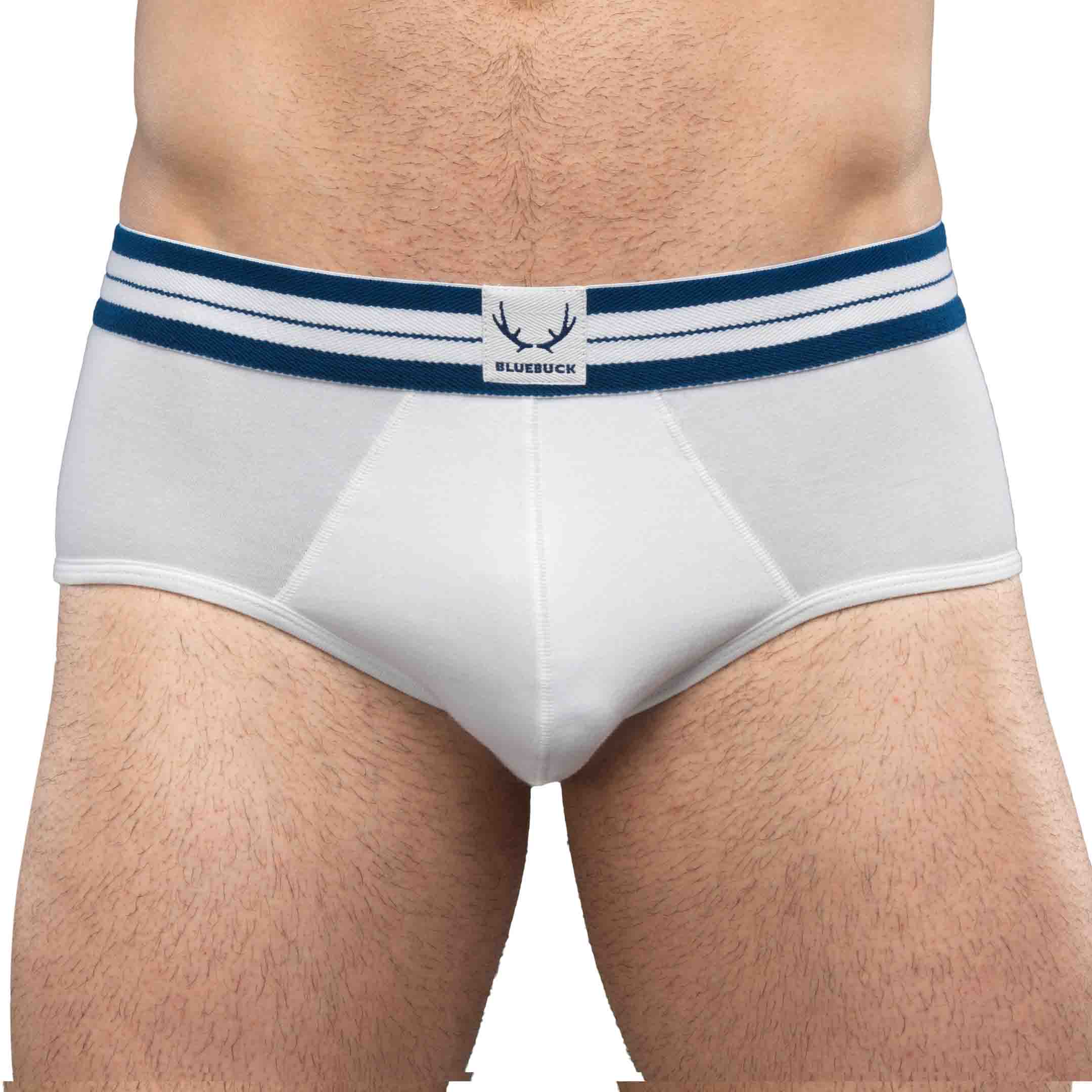 White underpants made of organic cotton from Bluebuck