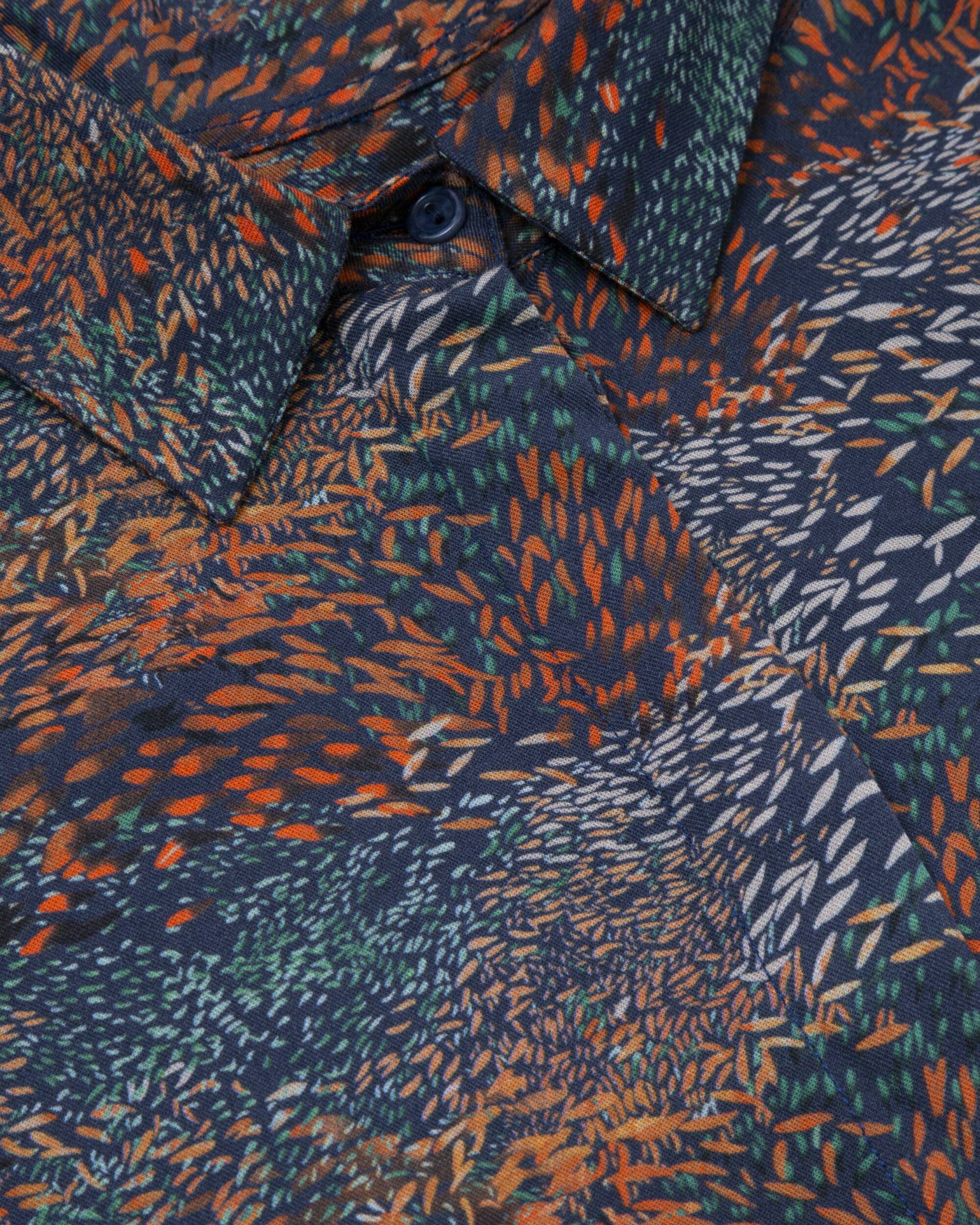Ocean Fish Printed Blouse
