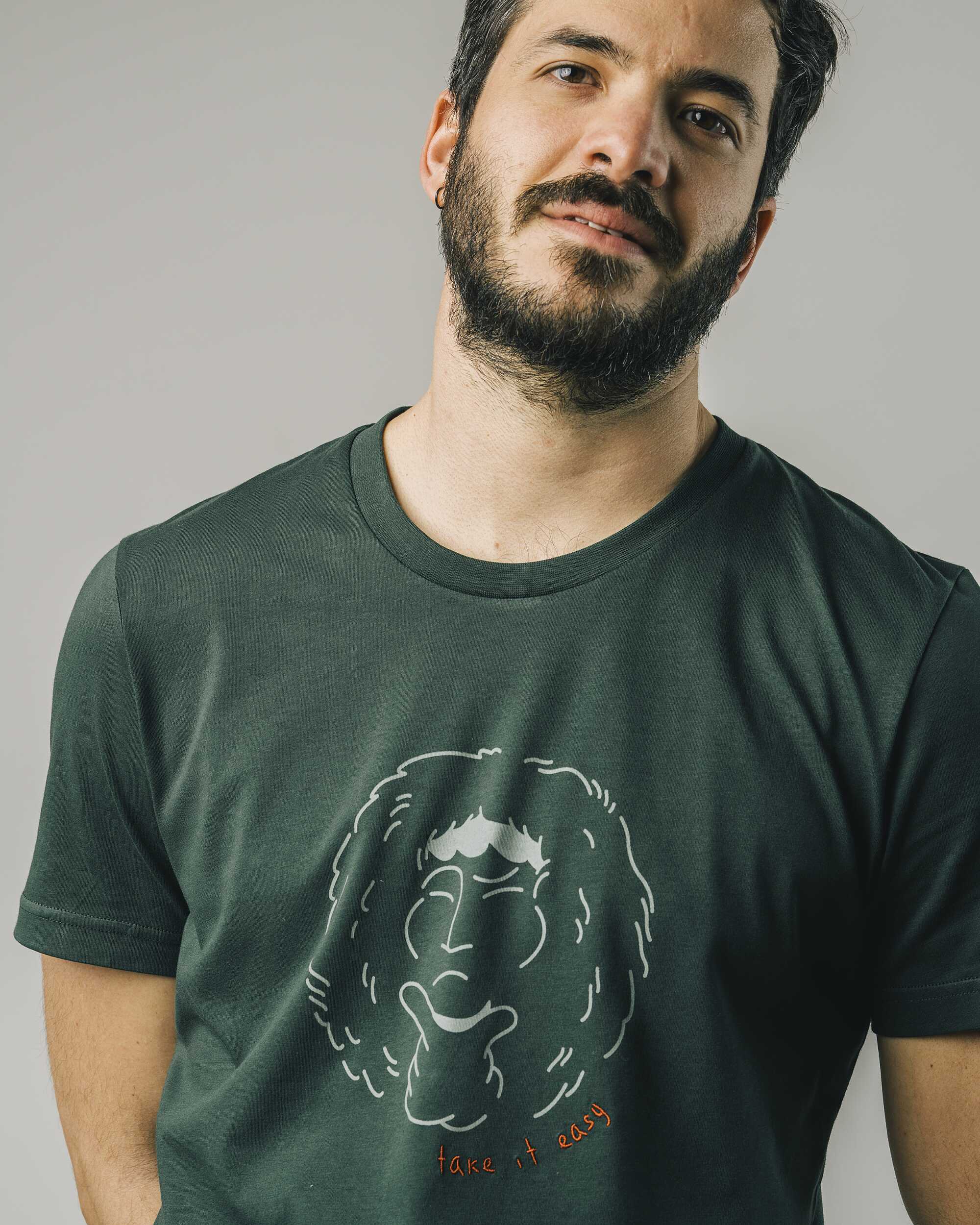 Grünes T-Shirt Walker aus 100% Bio-Baumwolle von Brava Fabrics