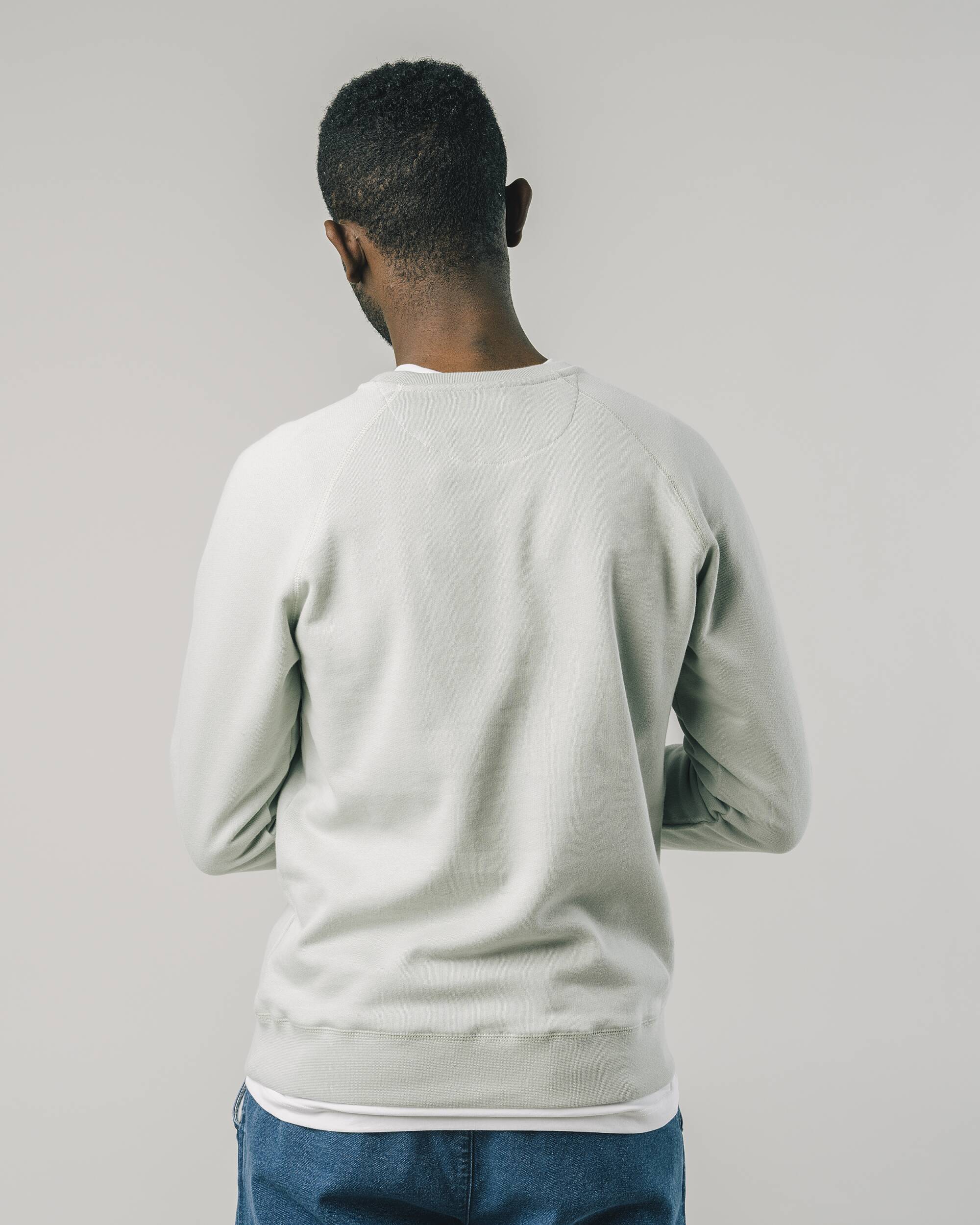 Sweat-shirt "Wagon" gris en coton 100% biologique de Brava Fabrics