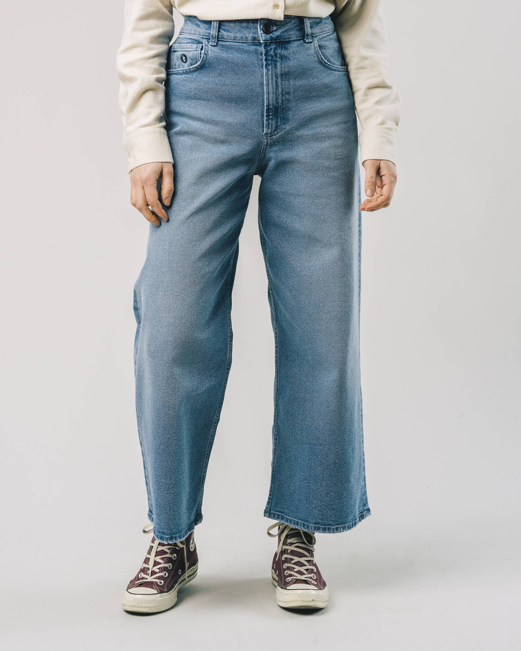 Blaue Jeans 5 Pocket aus Bio-Baumwolle von Brava Fabrics