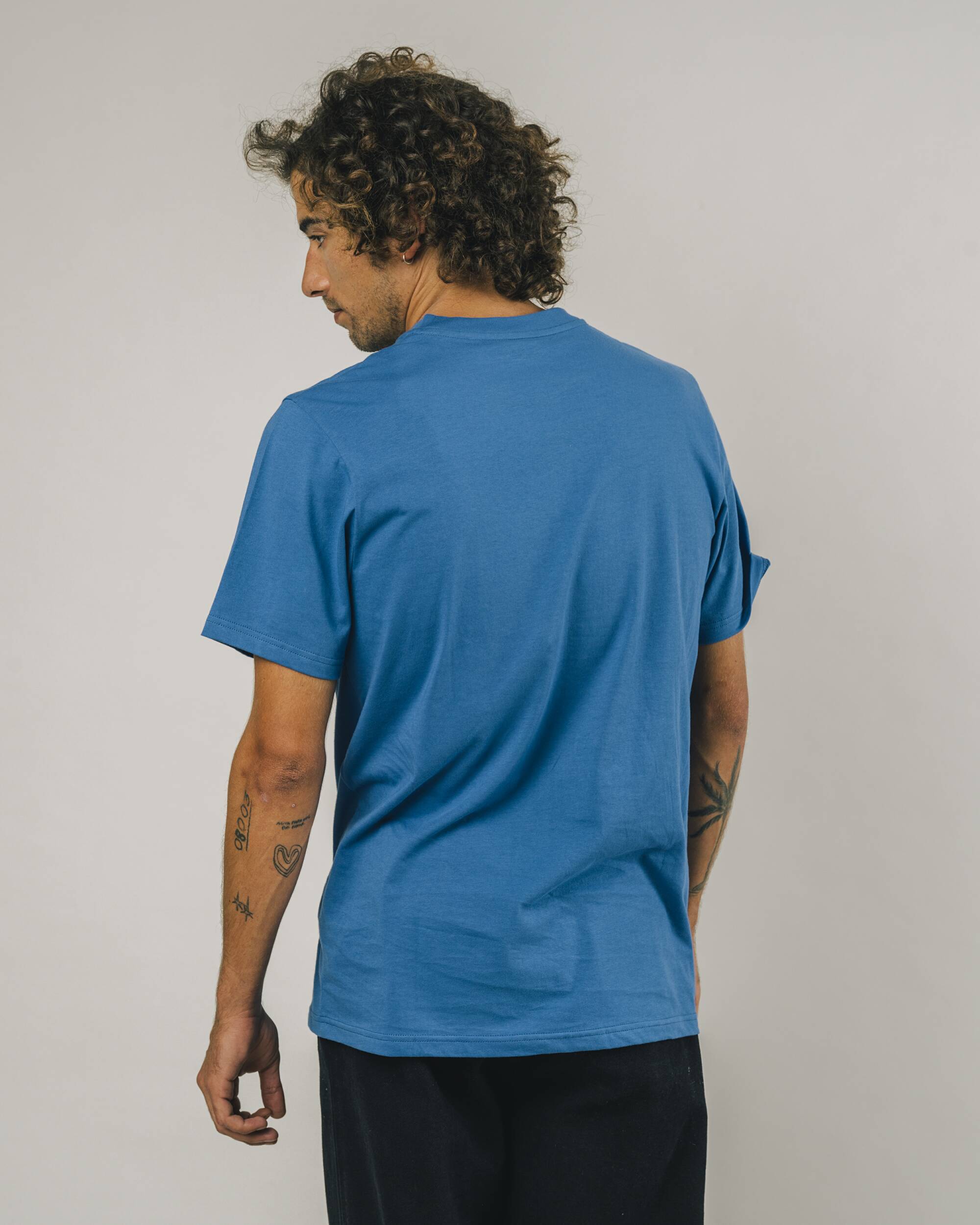 T-shirt bleu PLAYMOBIL Figurine en coton biologique de Brava Fabrics