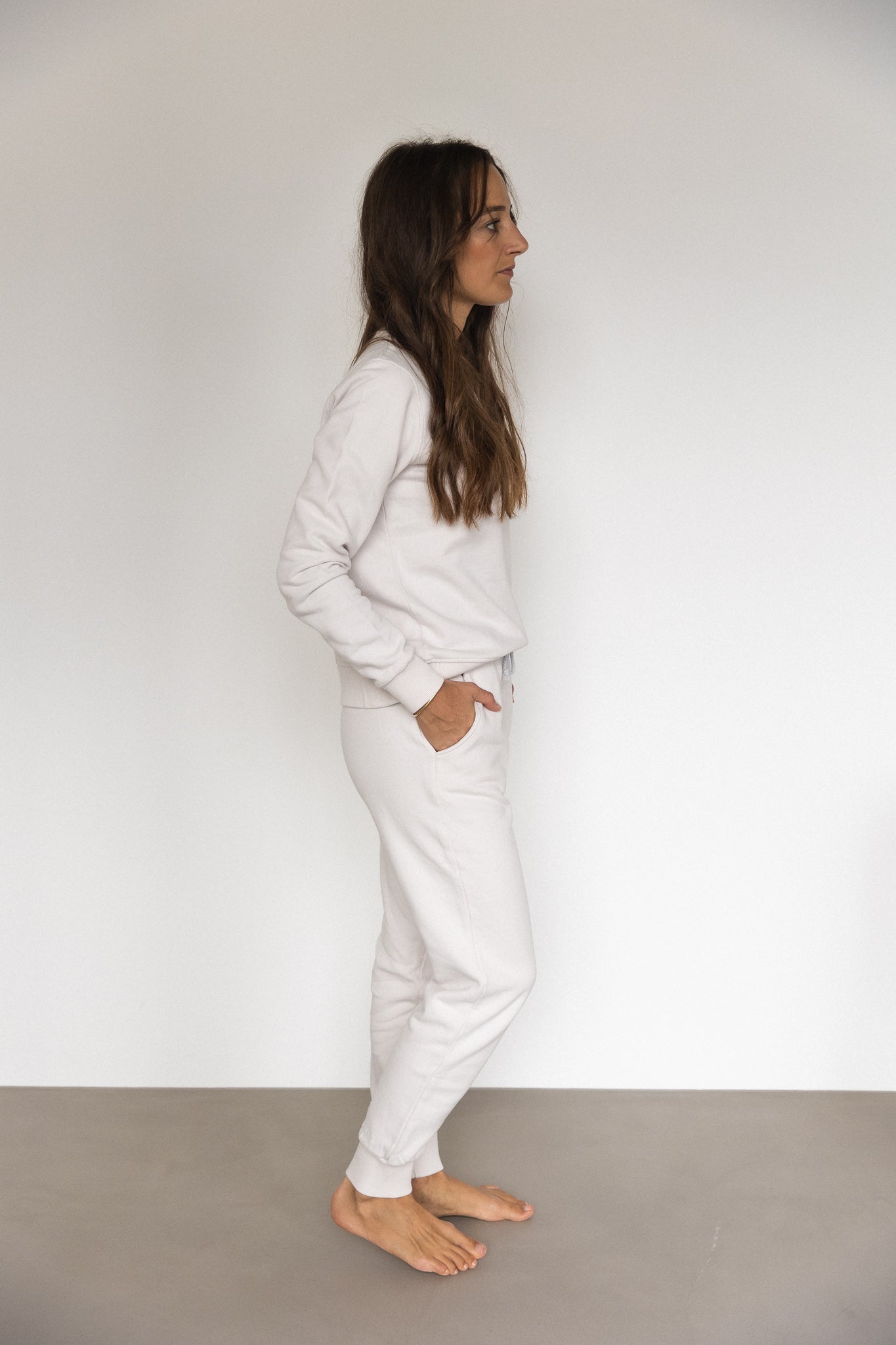 Pantalon blanc MONA en coton 100% biologique de PURA Clothing