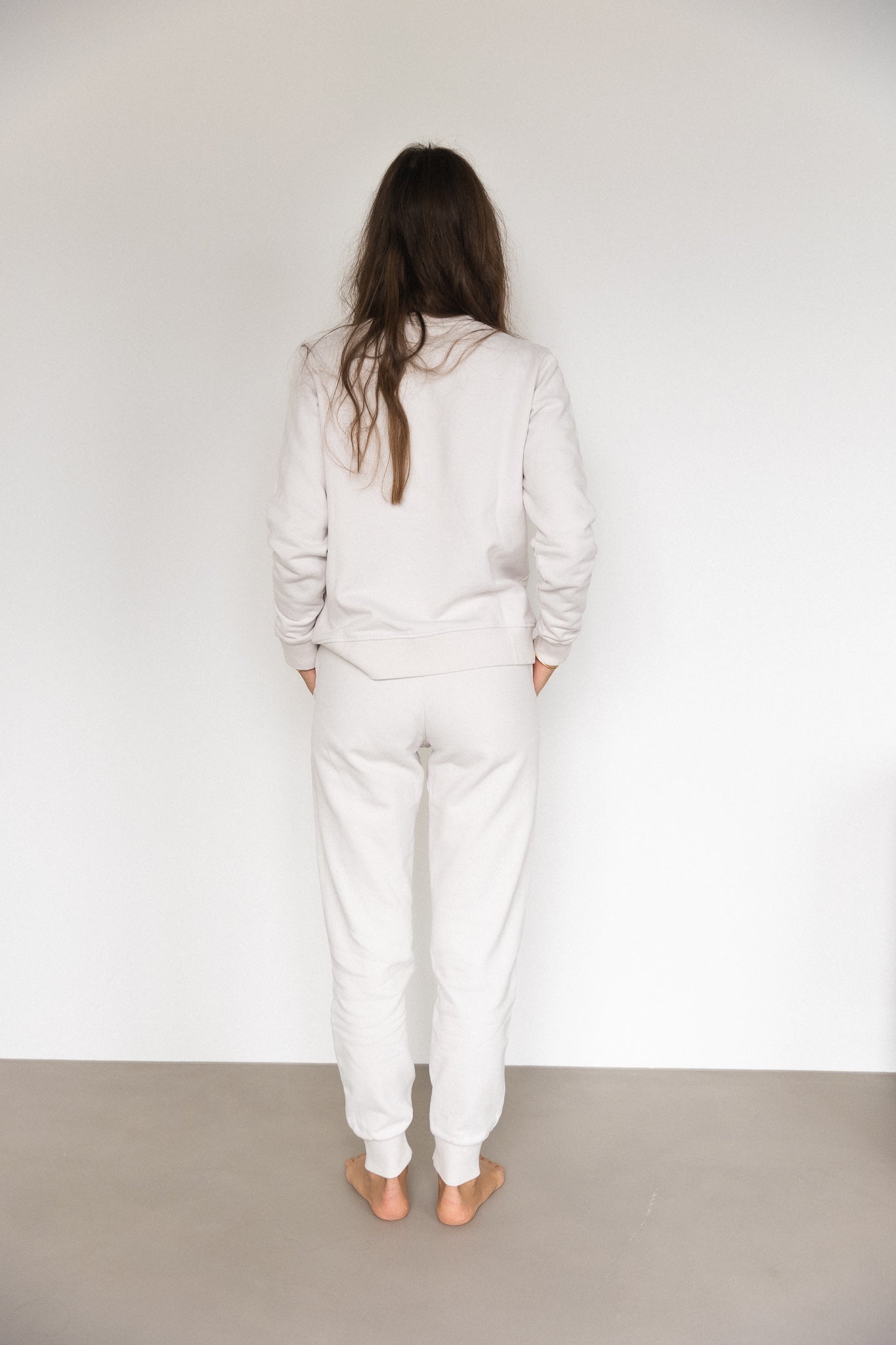 White trousers MONA made from 100% organic cotton from PURA Clothing