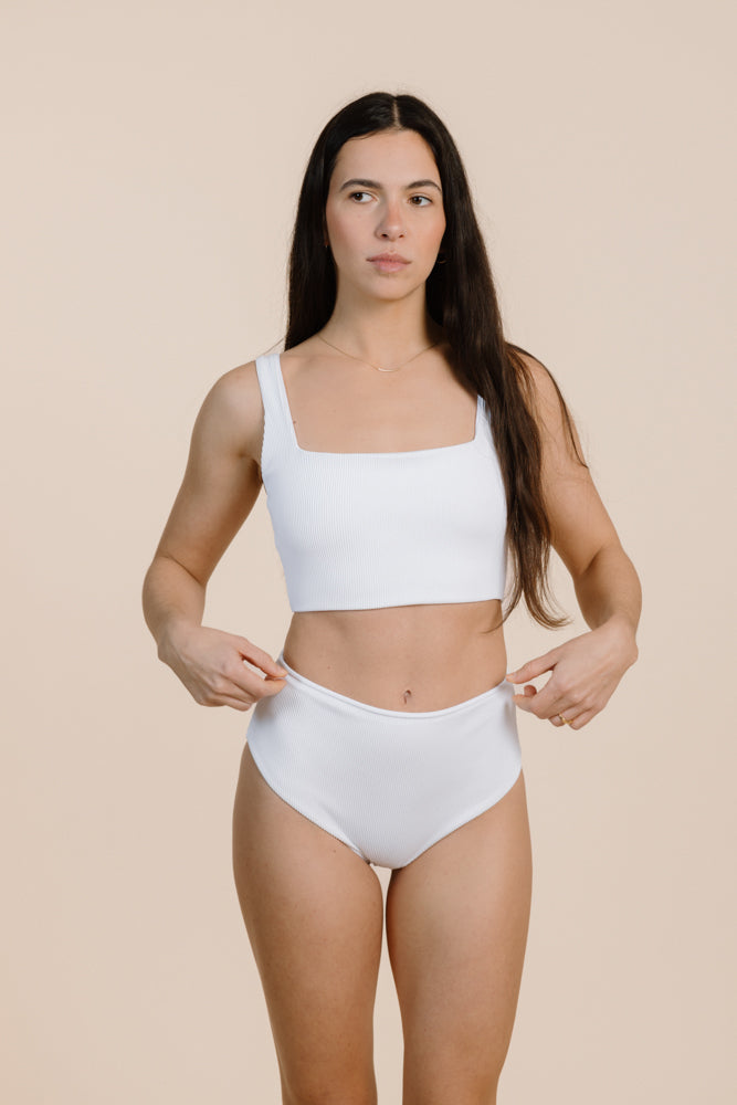 White top RIVIERA made from recycled polyamide from PURA Clothing