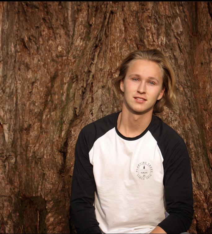 Black-White | TreeShirt Longsleeve Raglan Circle Unisex | Longsleeve | NIKIN