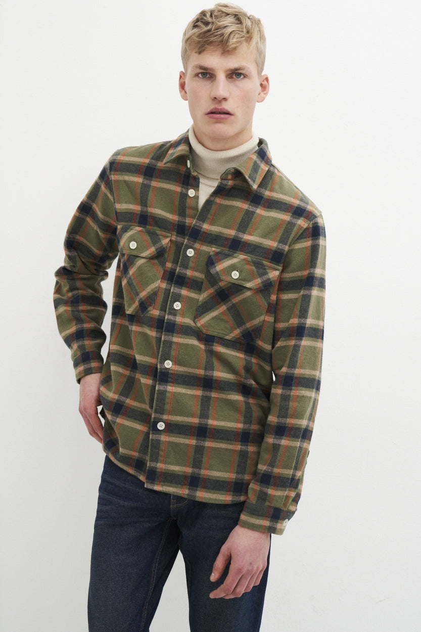 Checked flannel shirt Andrew made from 100% organic cotton by Kuyichi
