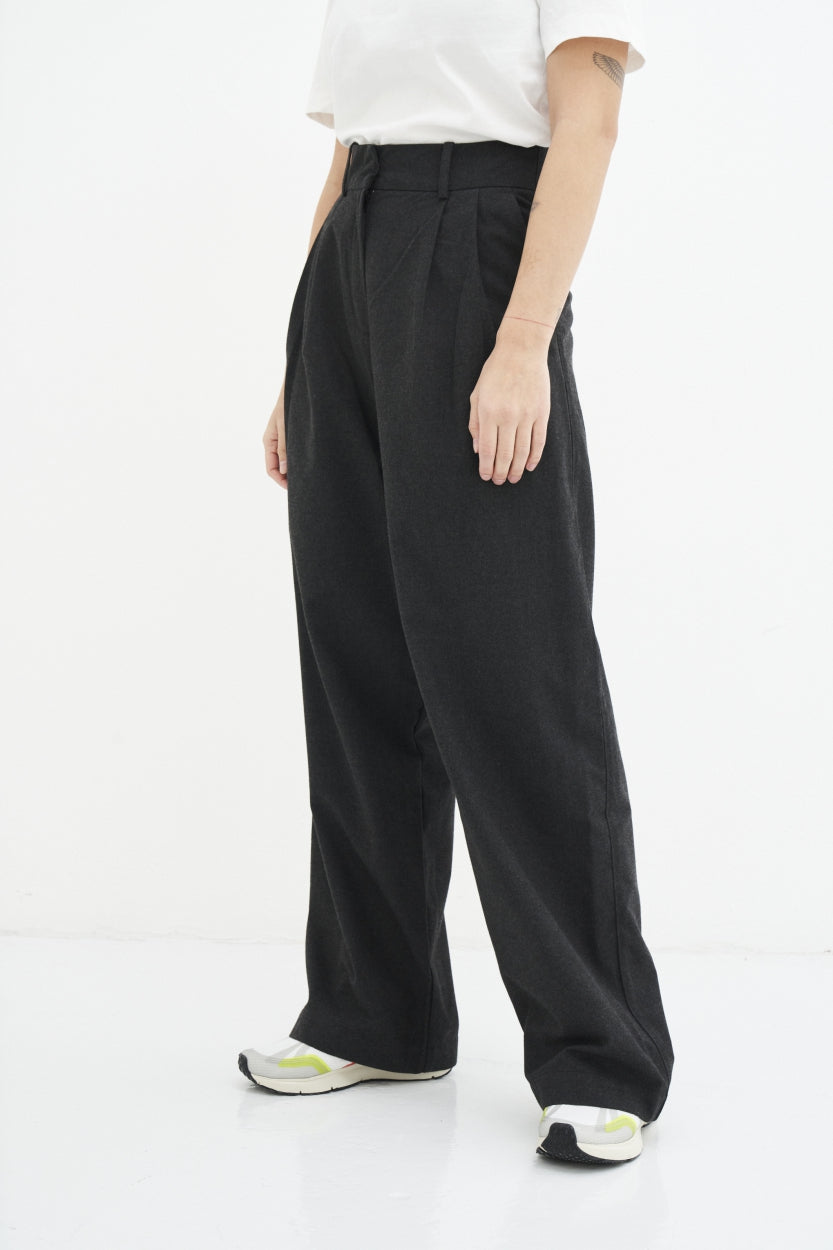 Palazzo trousers Patty made from recycled PET and viscose from Kuyichi