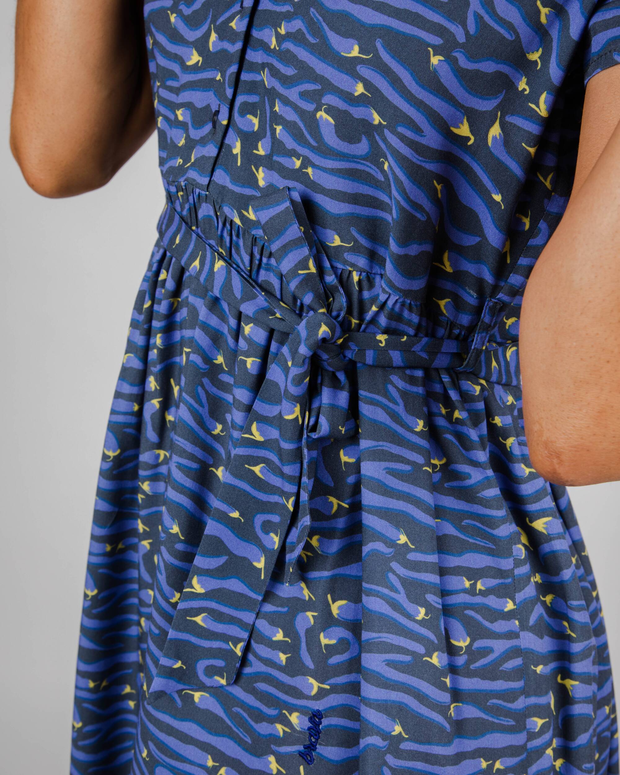 Buntes Kleid Jalapeño aus 100% Viskose von Brava Fabrics