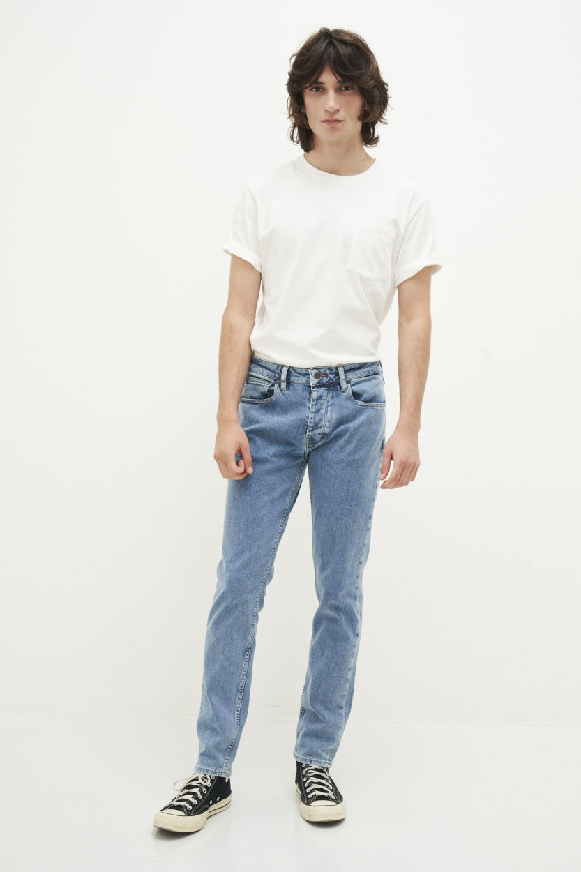 Jeans Jamie slim in blue / perfect vintage made of organic cotton and recycled denim from Kuyichi