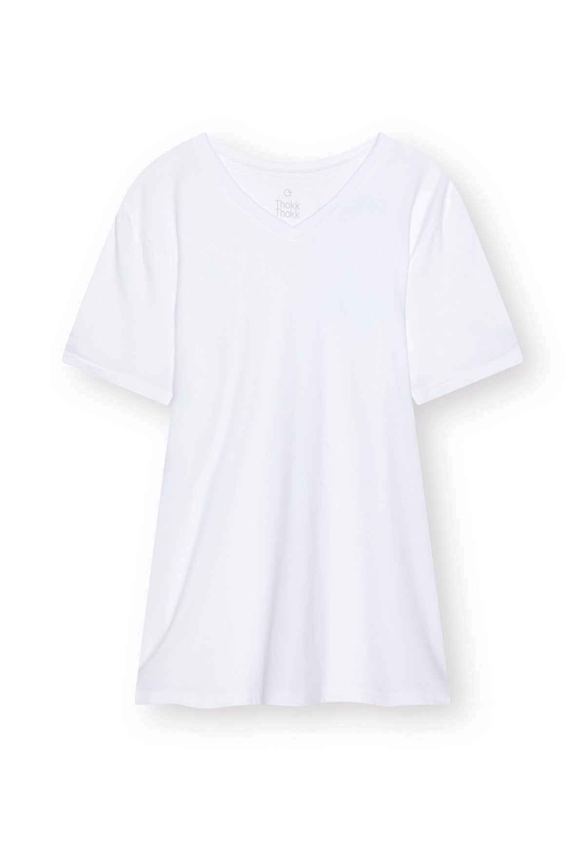 Weisses T-Shirt 3 Pack TT144 SLIM V-NECK aus Bio-Baumwolle von Thokkthokk