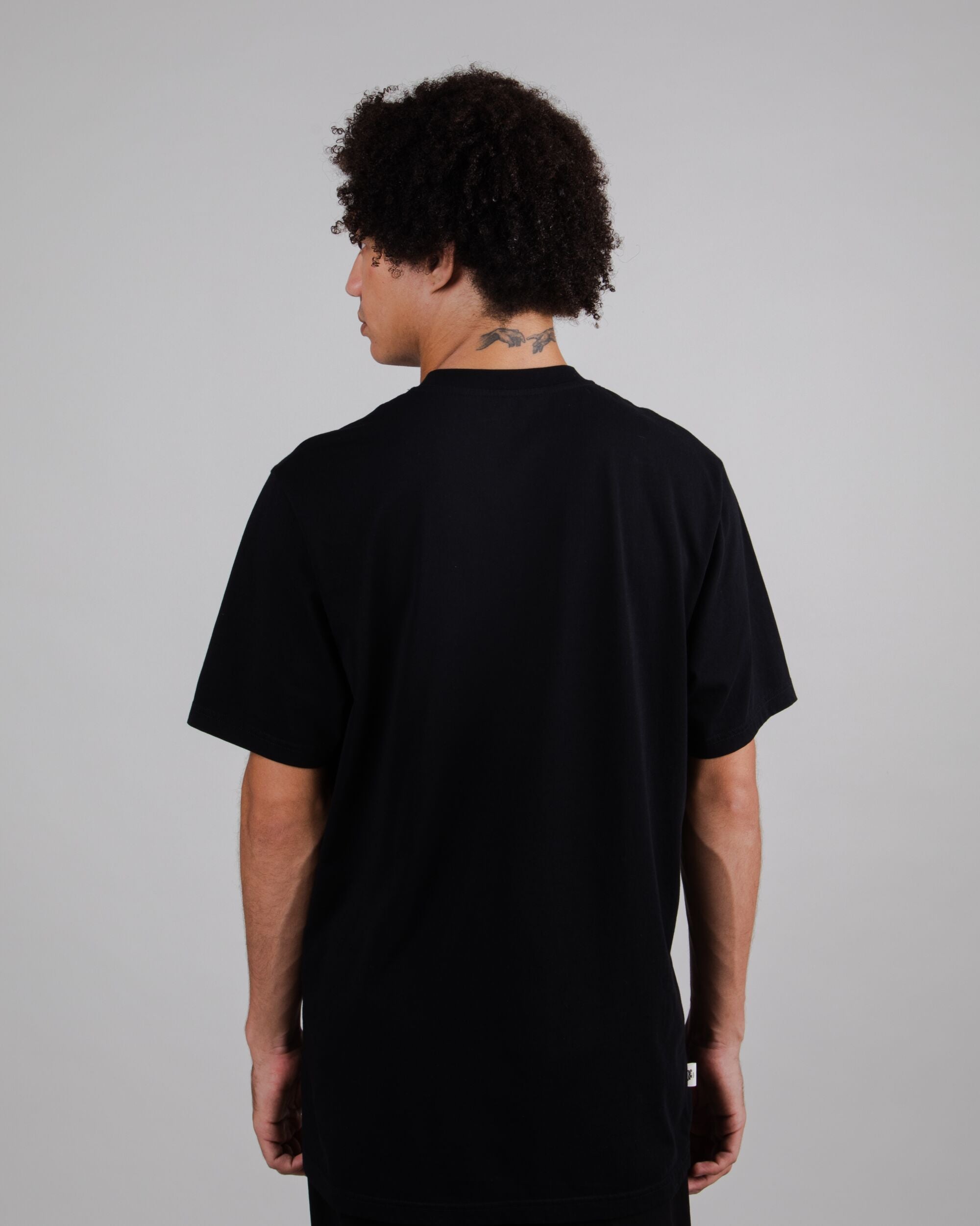 Schwarzes Shirt Yeye Weller Party aus Bio-Baumwolle von Brava Fabrics