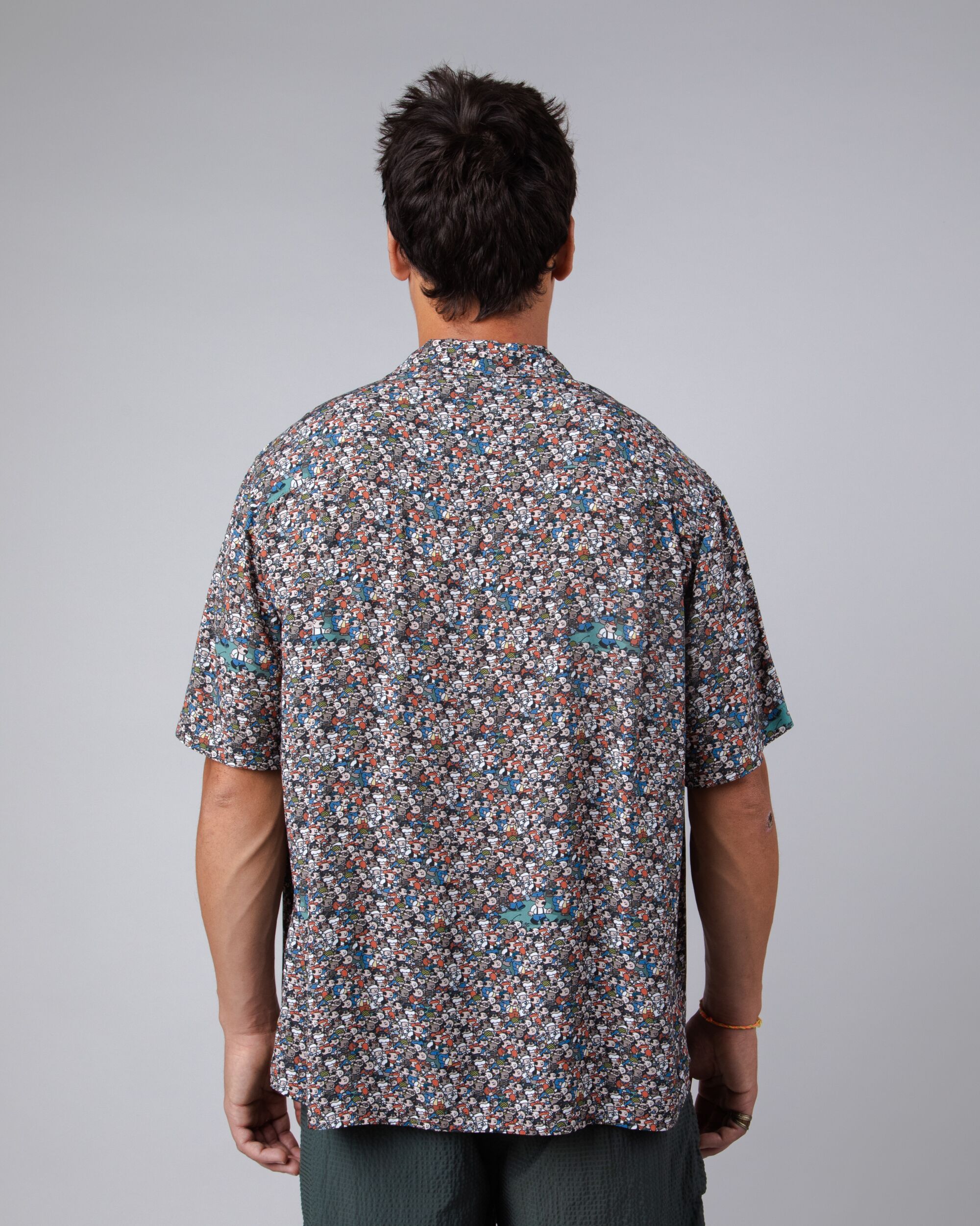 Short sleeve shirt Dickie Aloha Blue from Brava Fabrics