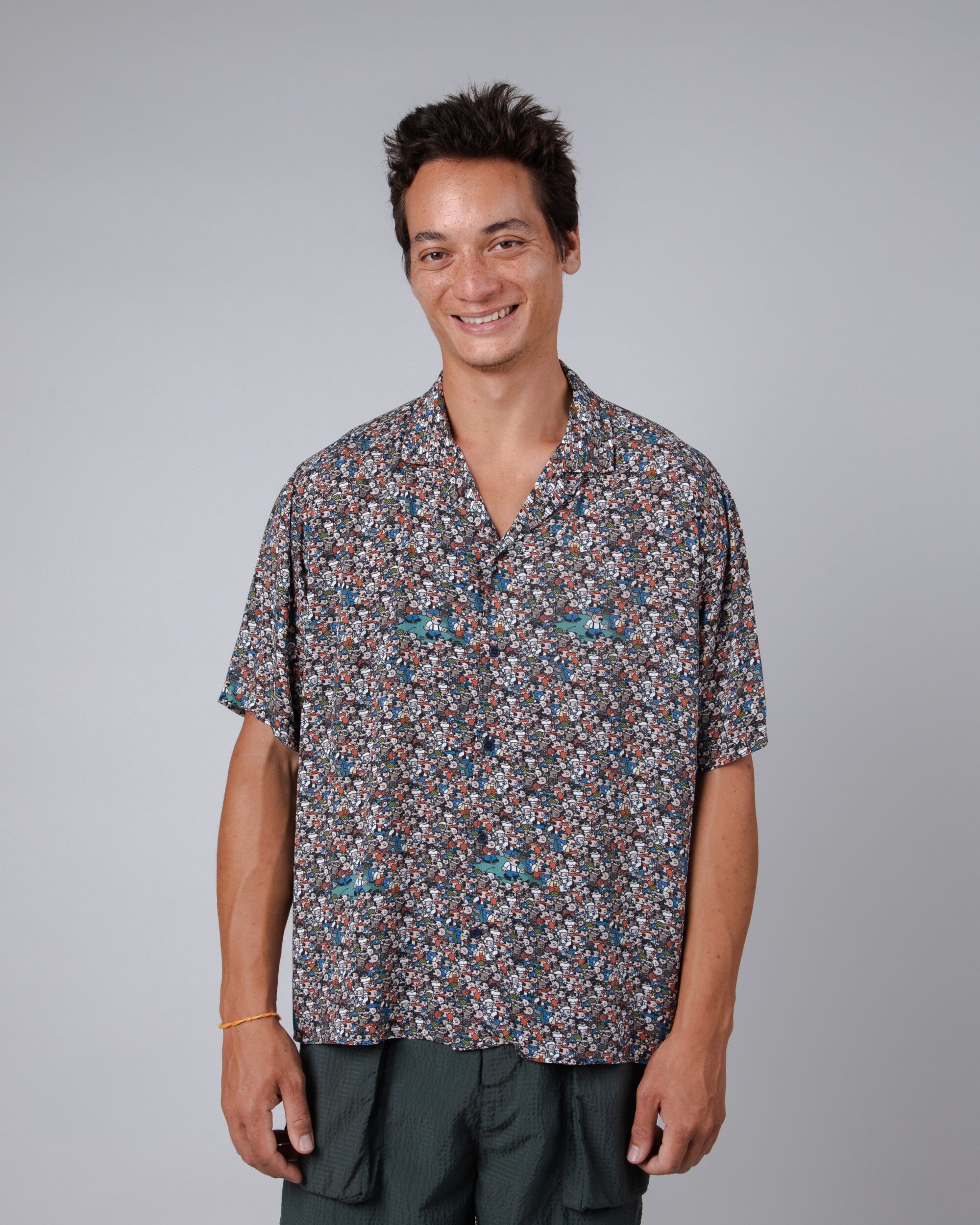 Chemise à manches courtes Dickie Aloha Blue de Brava Fabrics