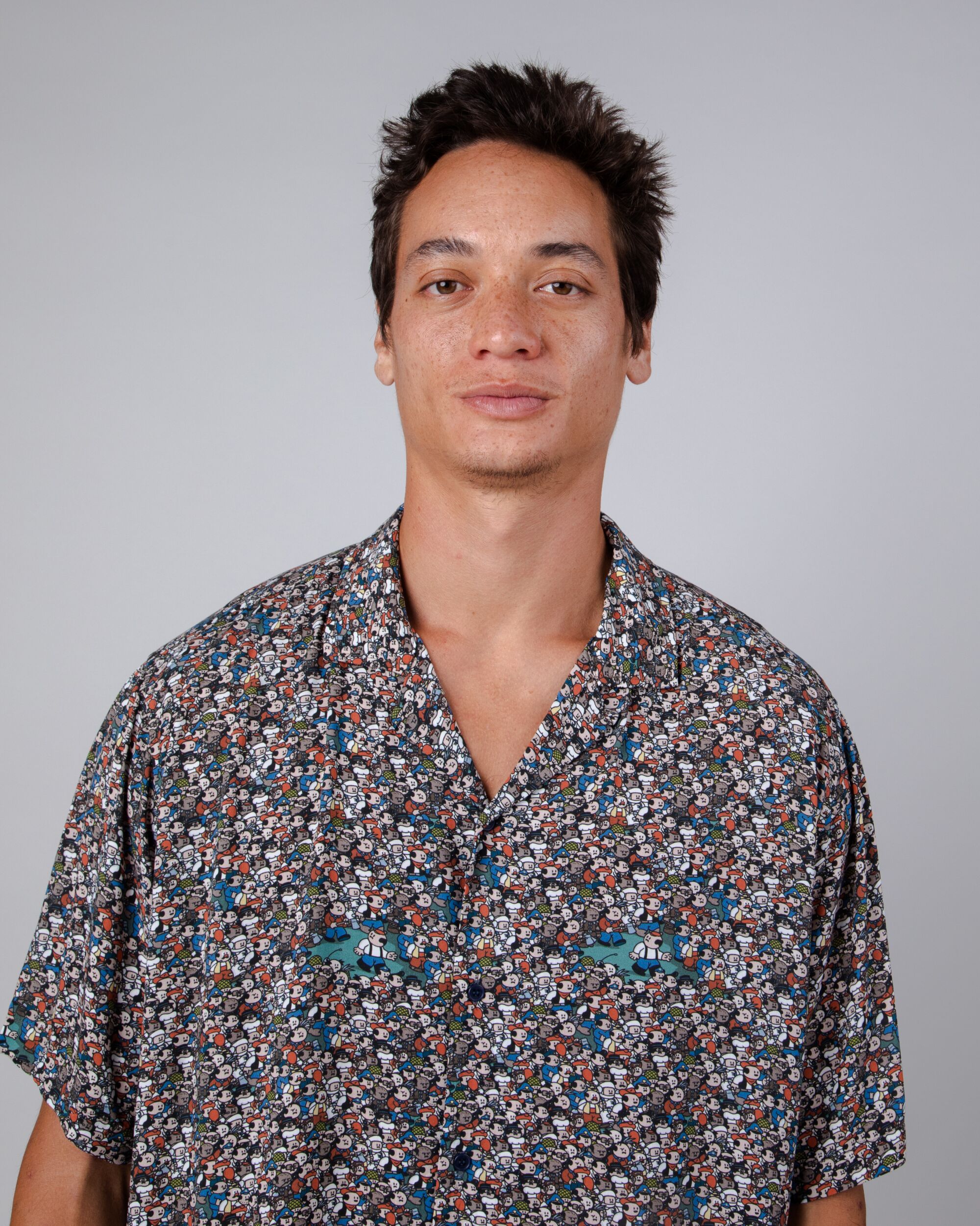 Short sleeve shirt Dickie Aloha Blue from Brava Fabrics