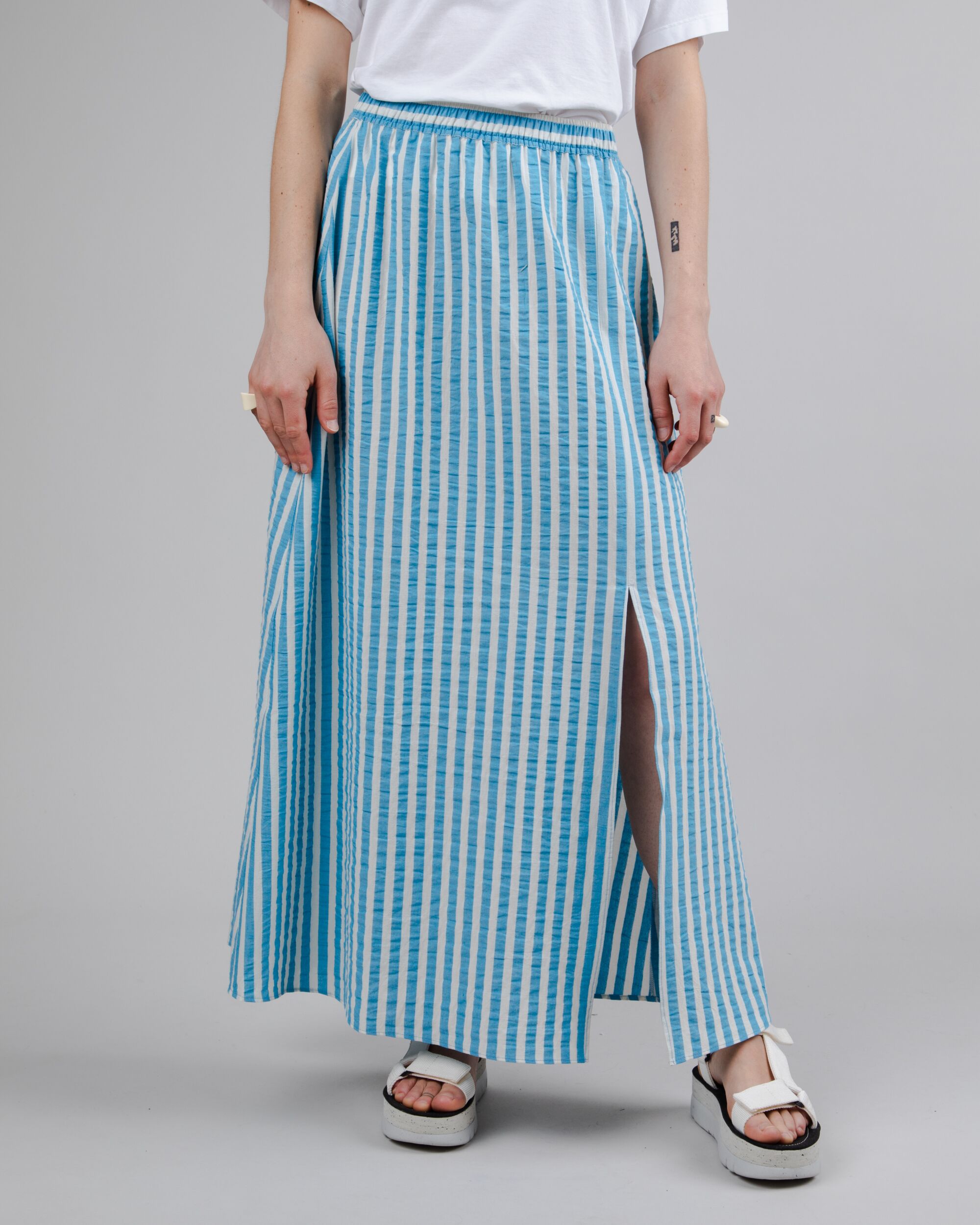 Maxi skirt Stripes Long Blue from Brava Fabrics