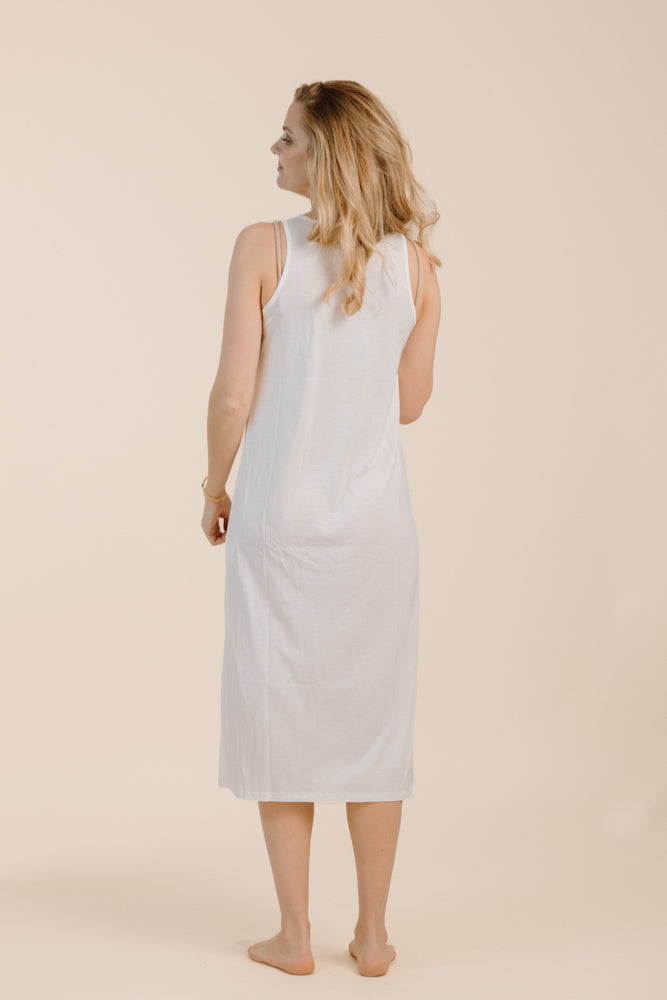 White dress MAUI made of 100% Tencel from PURA Clothing