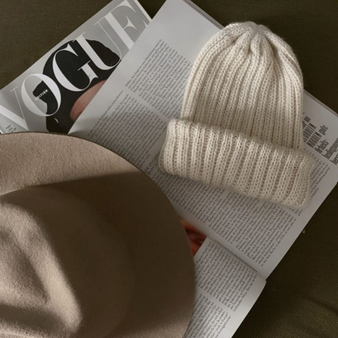 Hat, fine knit, Milagros made from 100% baby alpaca from Verdonna