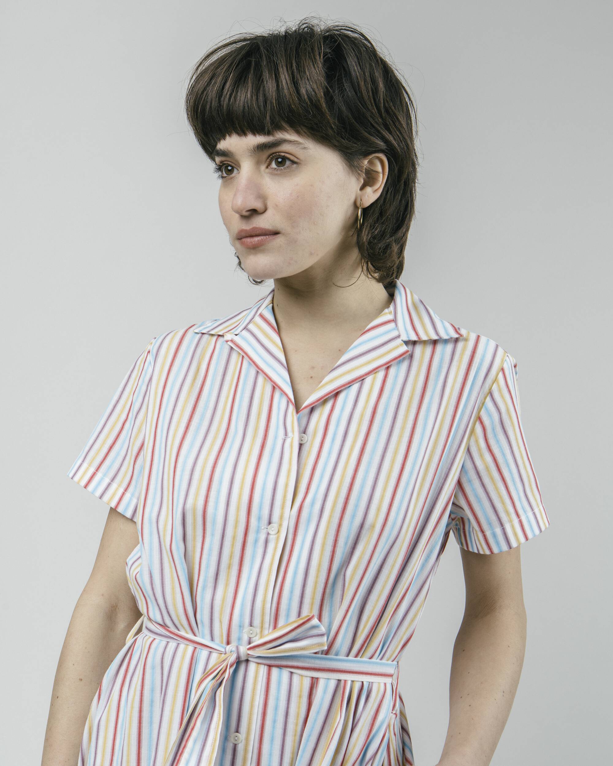 Dress "Downtown Stripes" made of 100% organic cotton from Brava Fabrics