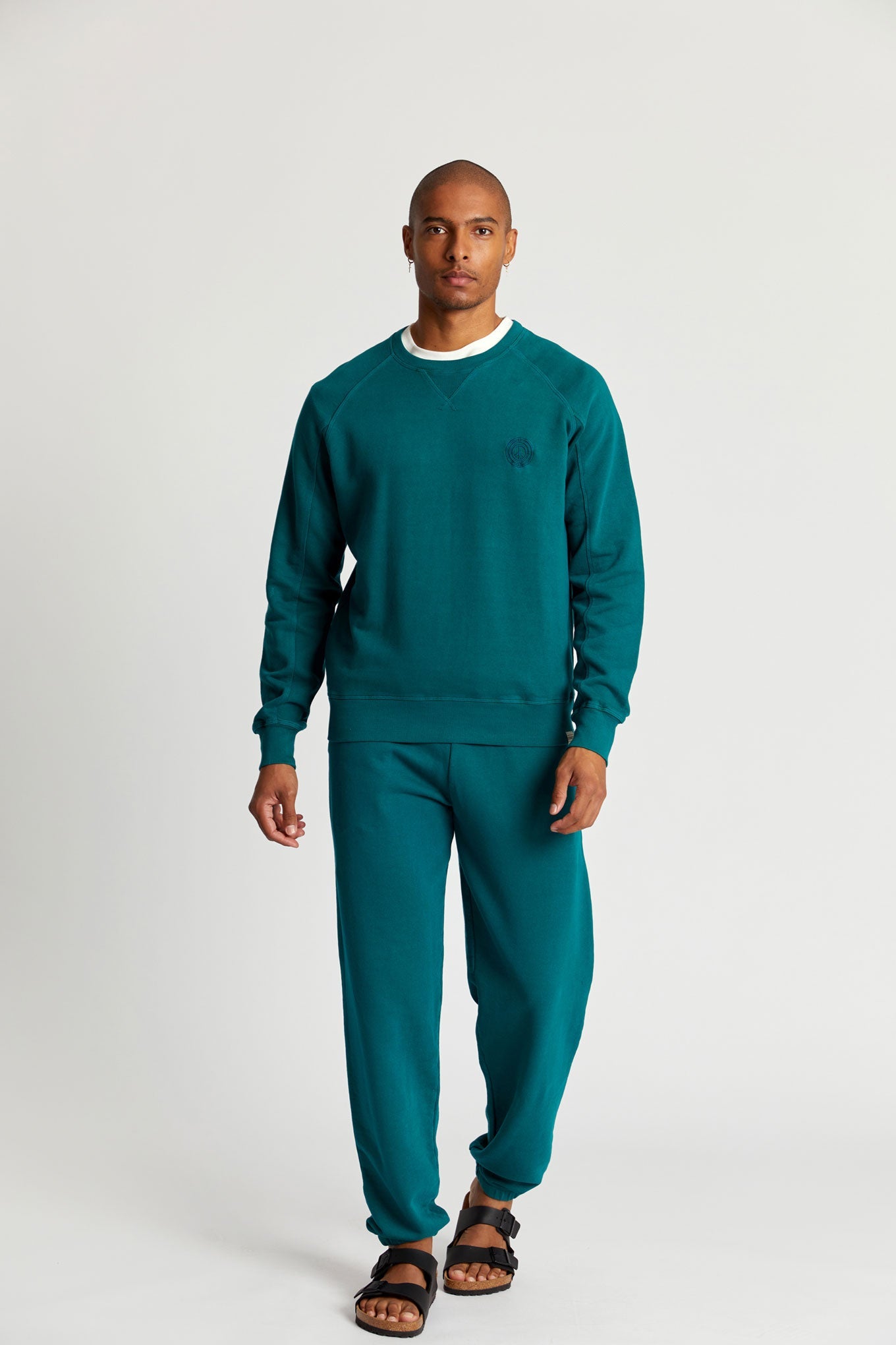 Pantalon de jogging ADAM vert foncé en coton biologique de Komodo