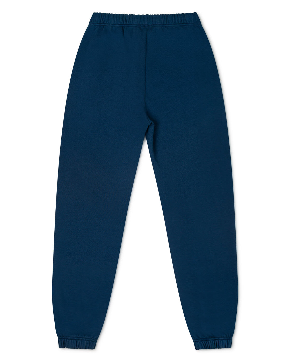 Dark blue jogging pants made of organic cotton fleece from Matona