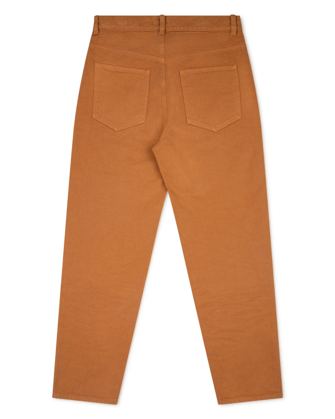 Brown copper pants made of organic cotton by Matona