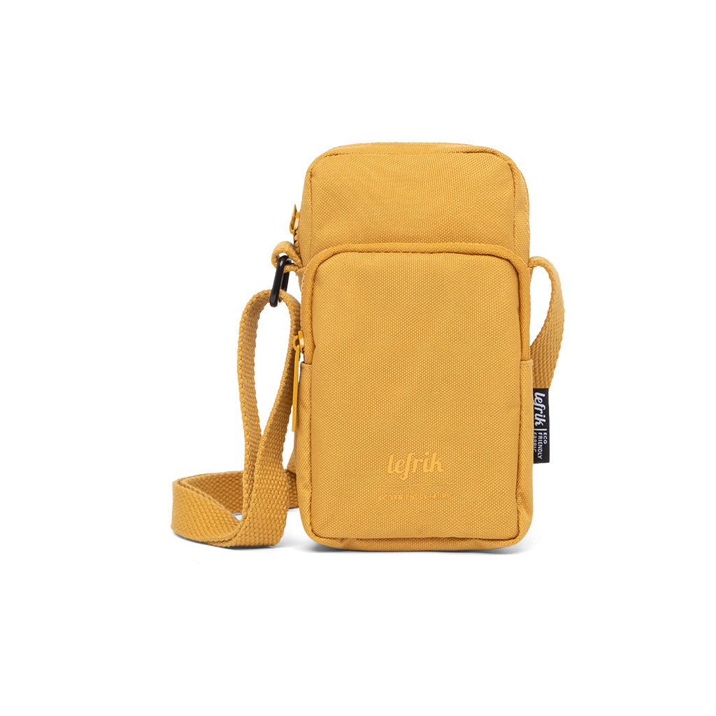 Yellow Amsterdam Vandra shoulder bag made from recycled PET by Lefrik