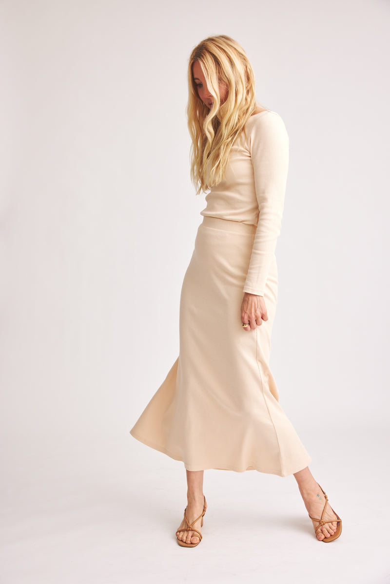 Natural colored skirt Bastia made of organic cotton by Baige the Label