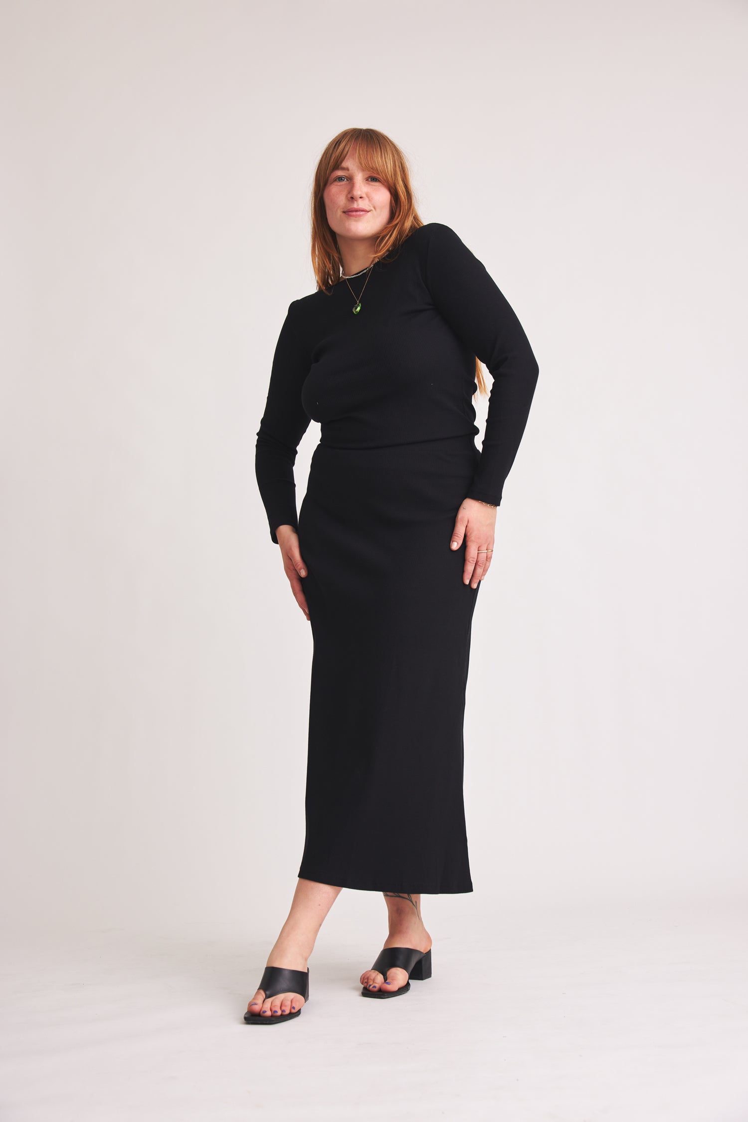 Black skirt Bastia made of organic cotton by Baige the Label
