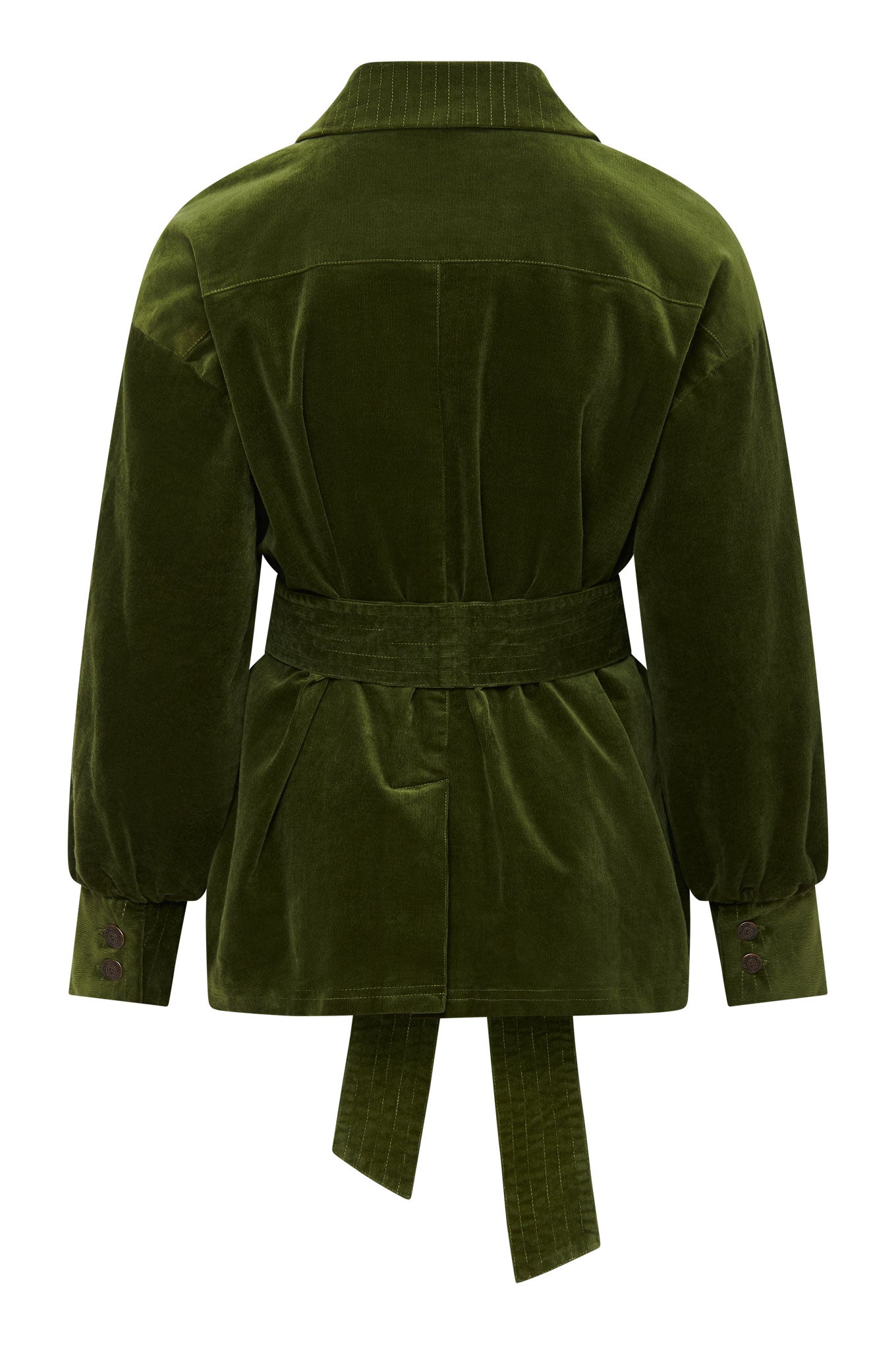 Green corduroy jacket APPOLINO made from 100% organic cotton from Komodo 