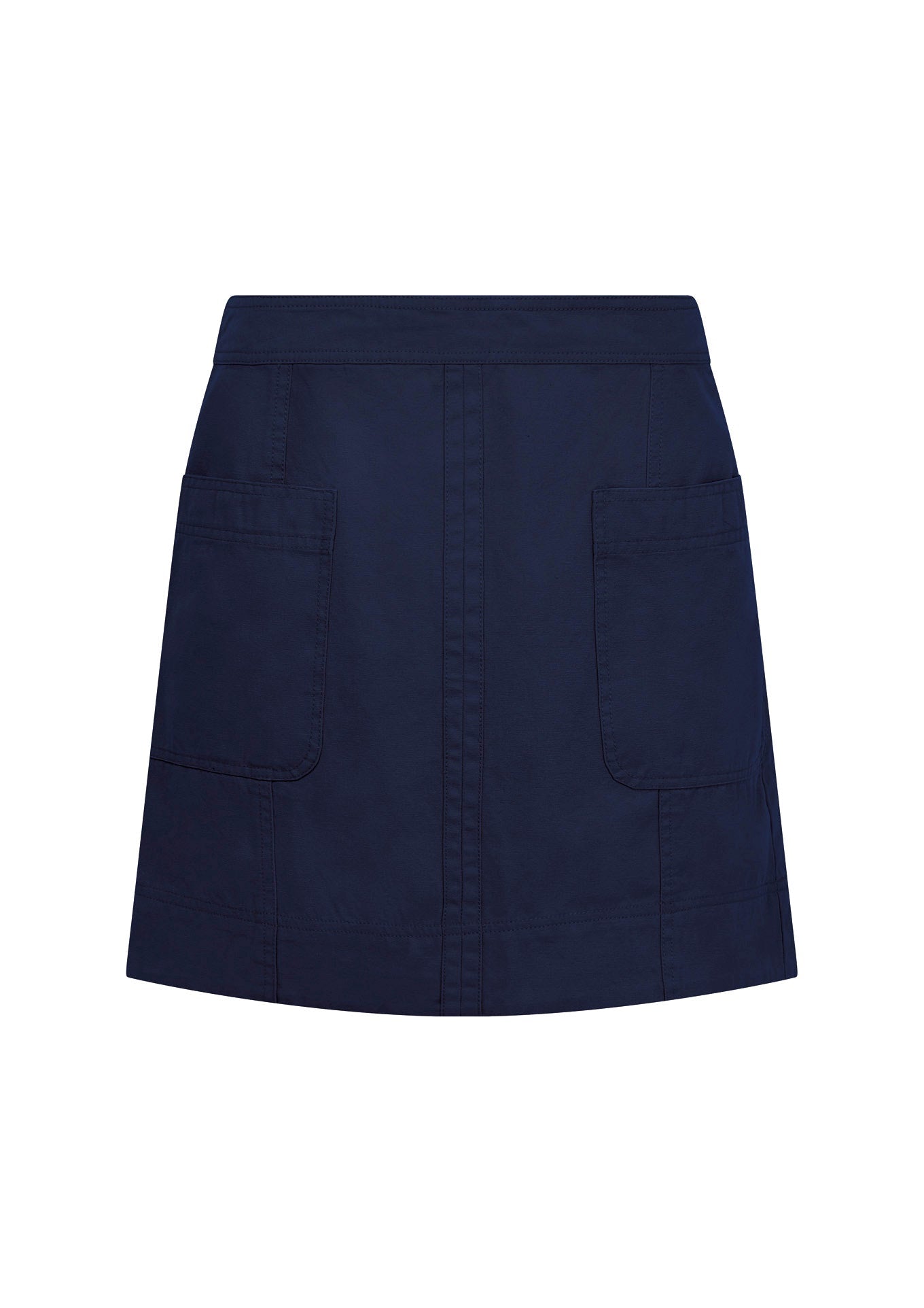 Navy blue mini skirt SUKI made from 100% organic cotton by Komodo
