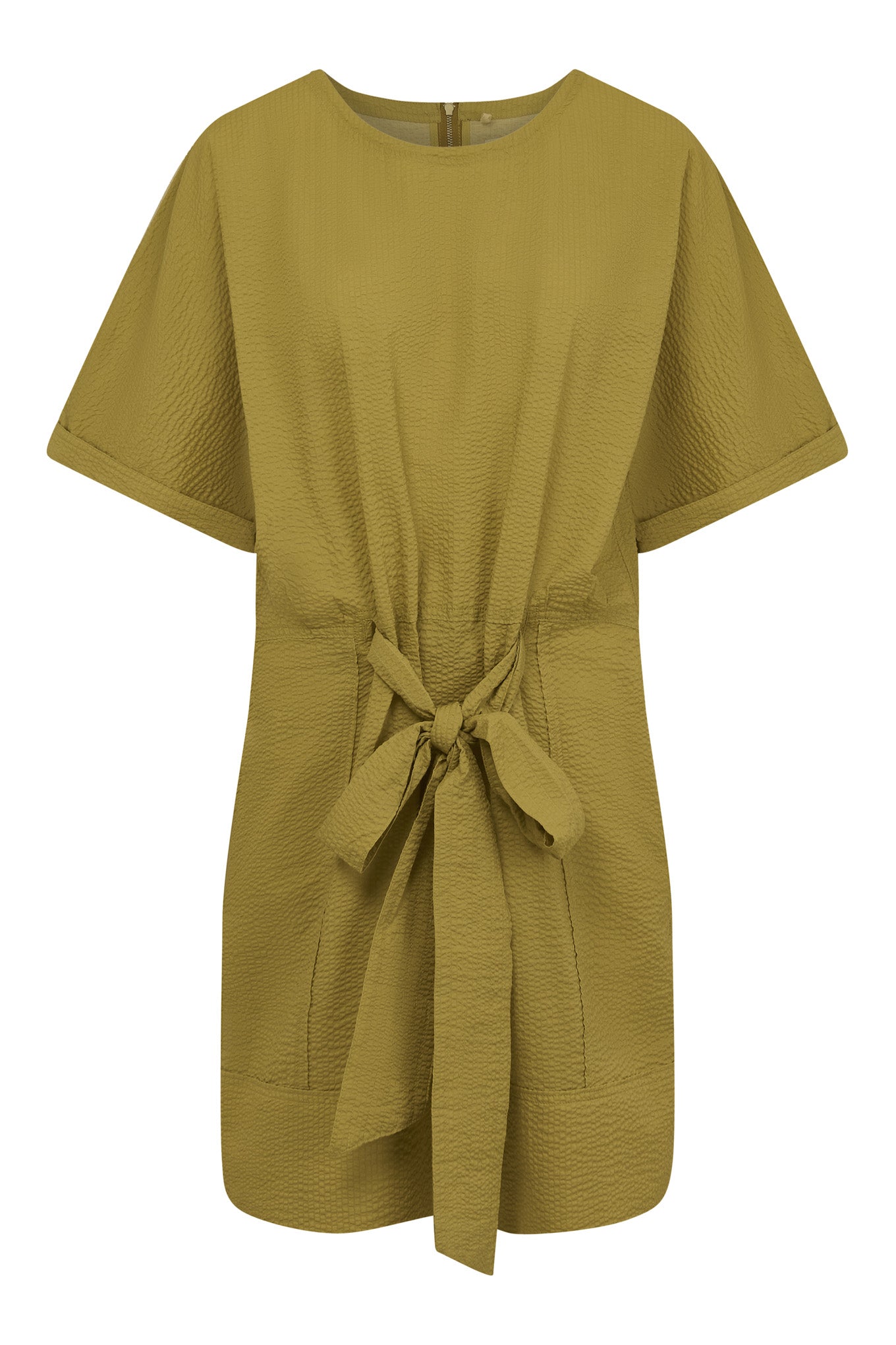 Grünes Kleid AKINA aus Bio-Baumwolle von Komodo