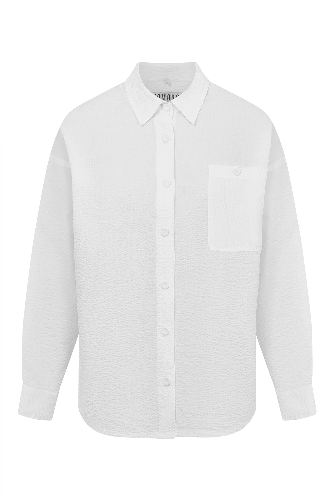 White HANAKO shirt made of organic cotton from Komodo