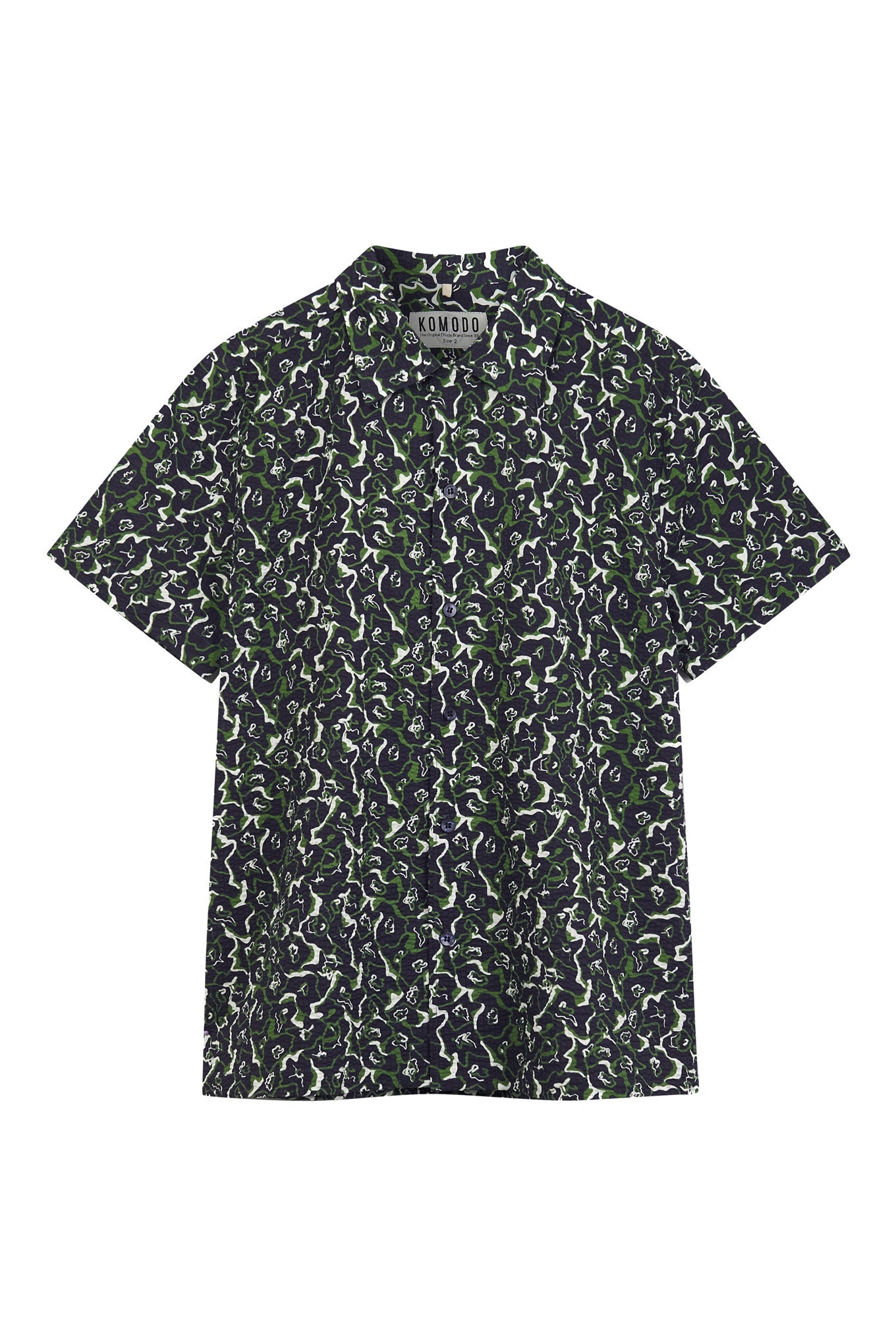 Navy blue SPINDRIFT organic cotton shirt from Komodo