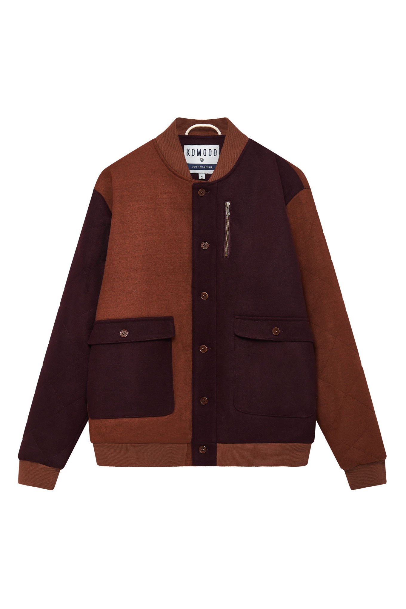 Brown wool jacket MAXWELL from Komodo