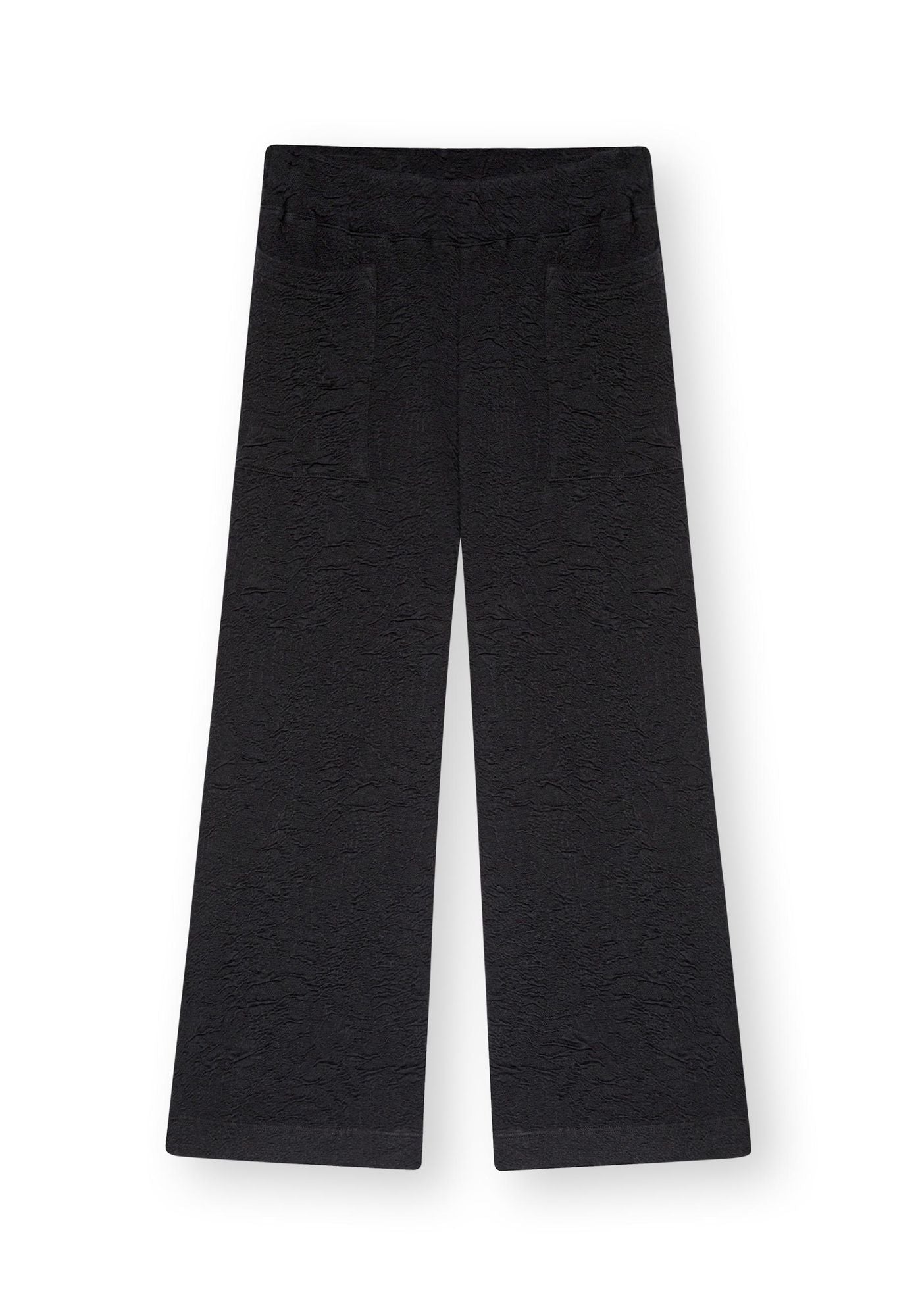 Hose MALME in Culotte-Form in schwarz von LOVJOI aus Bio-Baumwolle