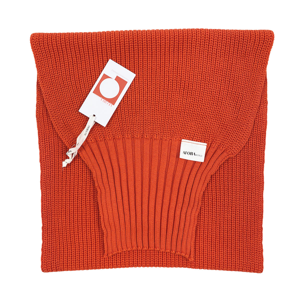 Écharpe tricotée rouge SCAR