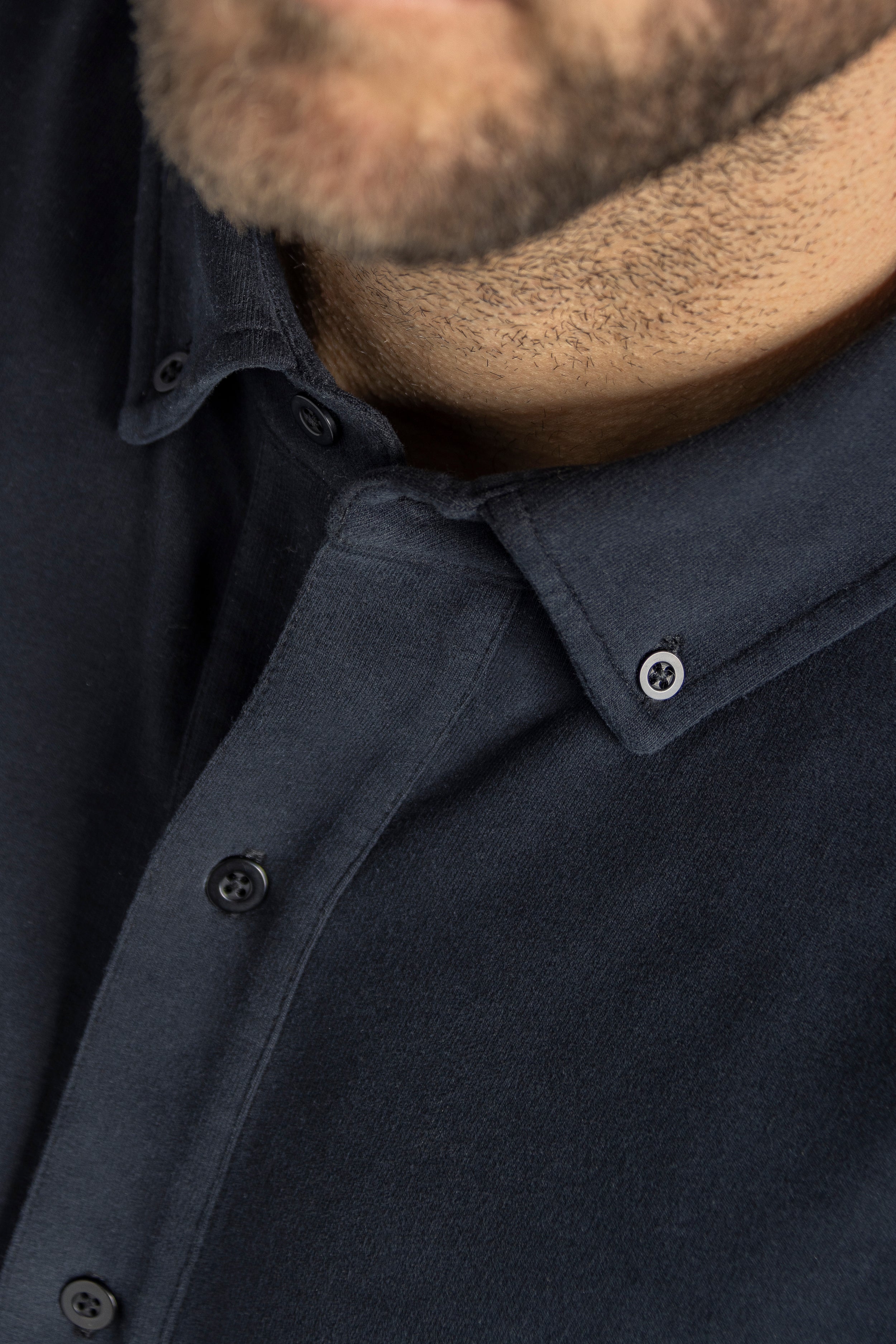 Black, long-sleeved shirt Organic Jersey made from organic cotton from DIRTS