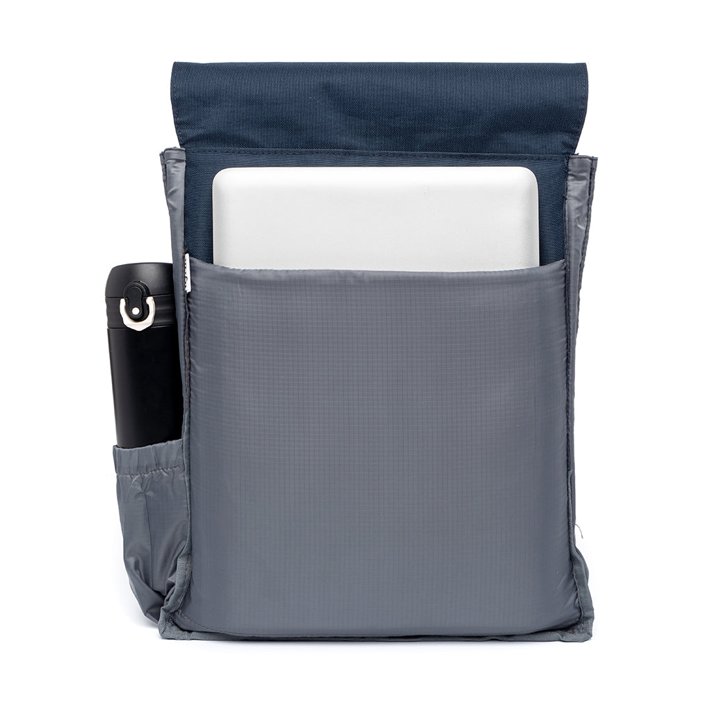 Blauer Rucksack Handy Mini aus recyceltem PET von Lefrik